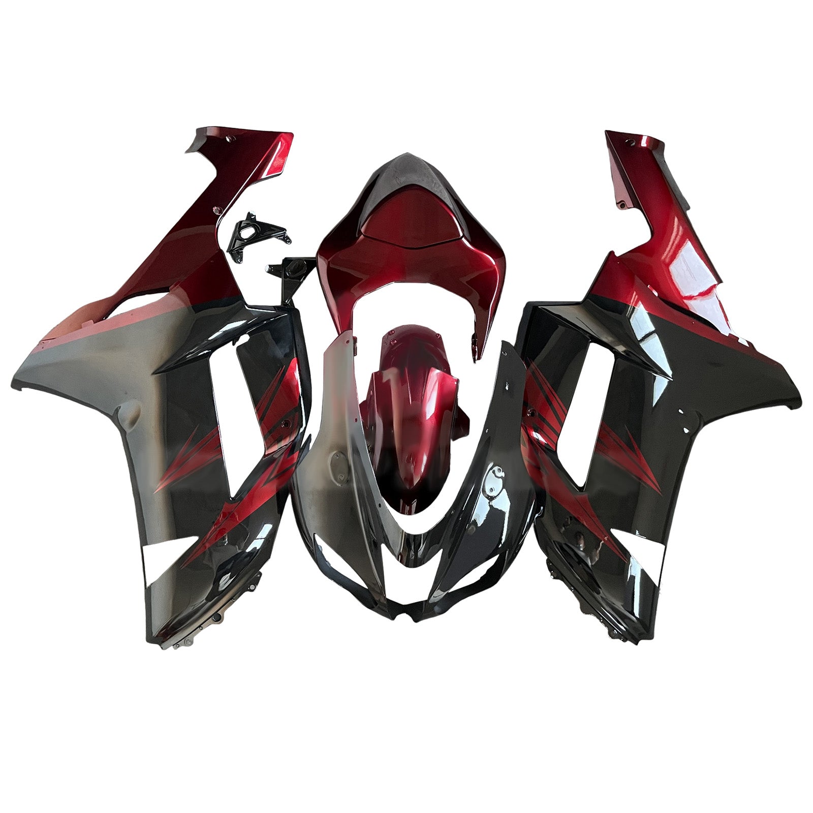 Injection Fairing Kit Bodywork Plastic ABS fit For Kawasaki ZX6R 636 2007-2008