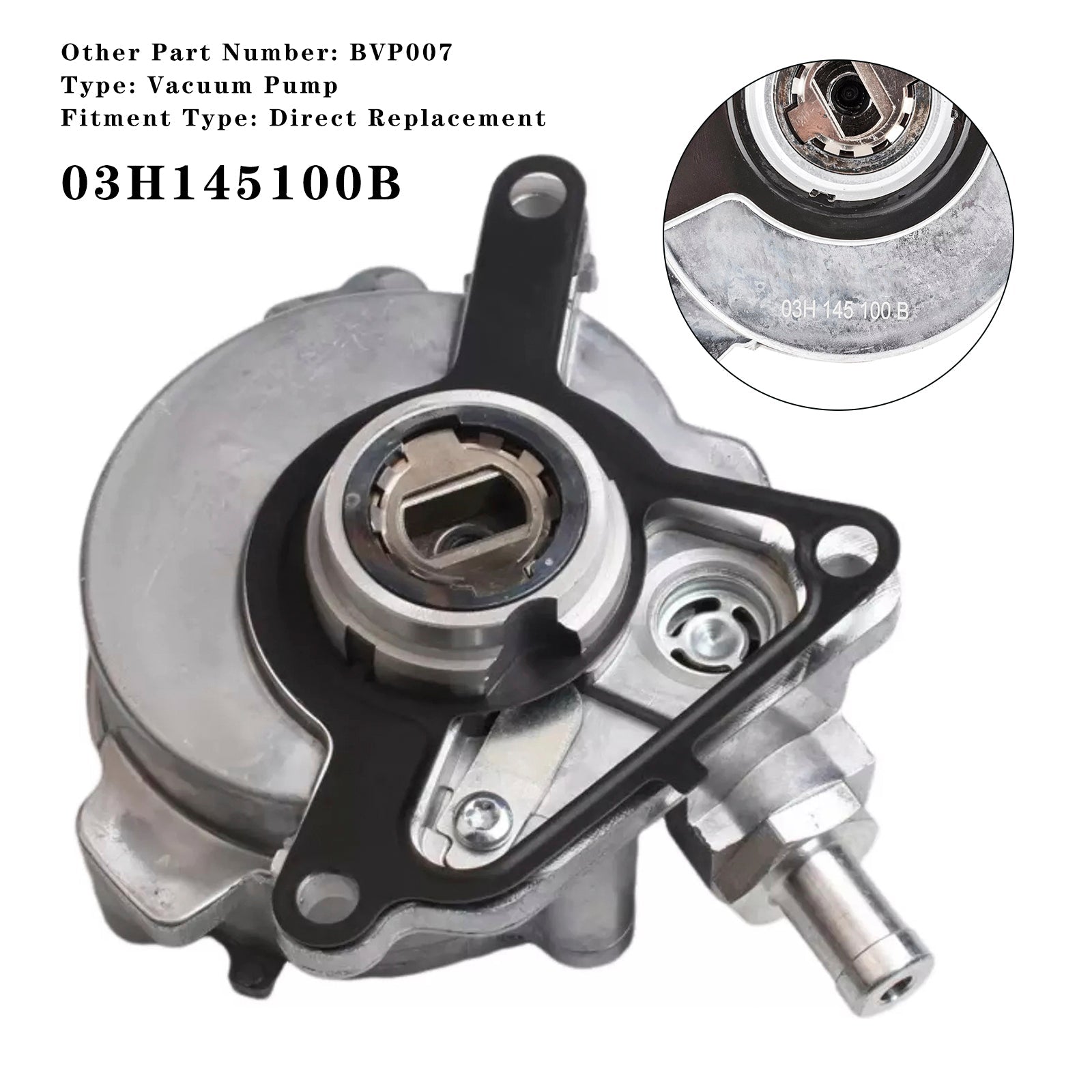 2007 Audi Q7 gasoline engine 3.6(BHK) Vacuum Pump 03H145100B BVP007