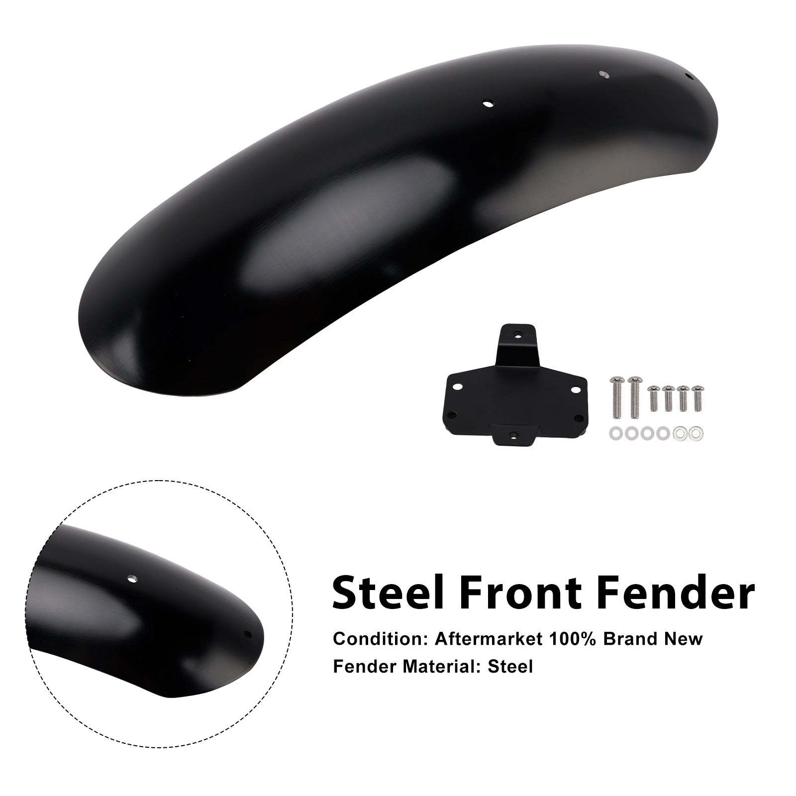 2019-2023 Husqvarna Vitpilen 125 250 401 Svartpilen Steel Front Fender