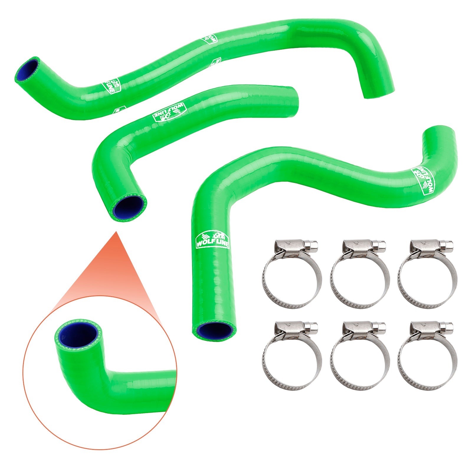 Silicone Radiator coolant Hose kit For Street Triple 765 R RS 2020-2022