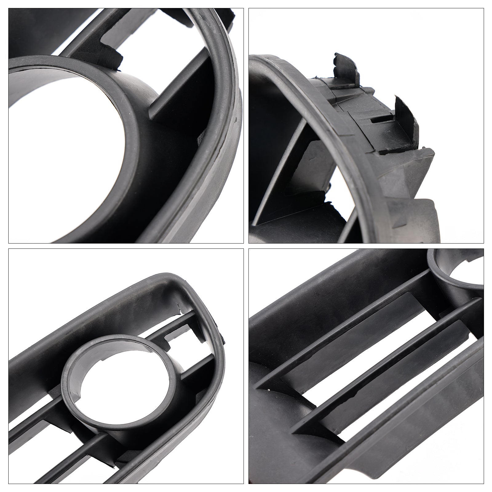 2002-2005 Volkswagen VW Polo 2PCS Front Lower Fog Light Cover Grille Grill