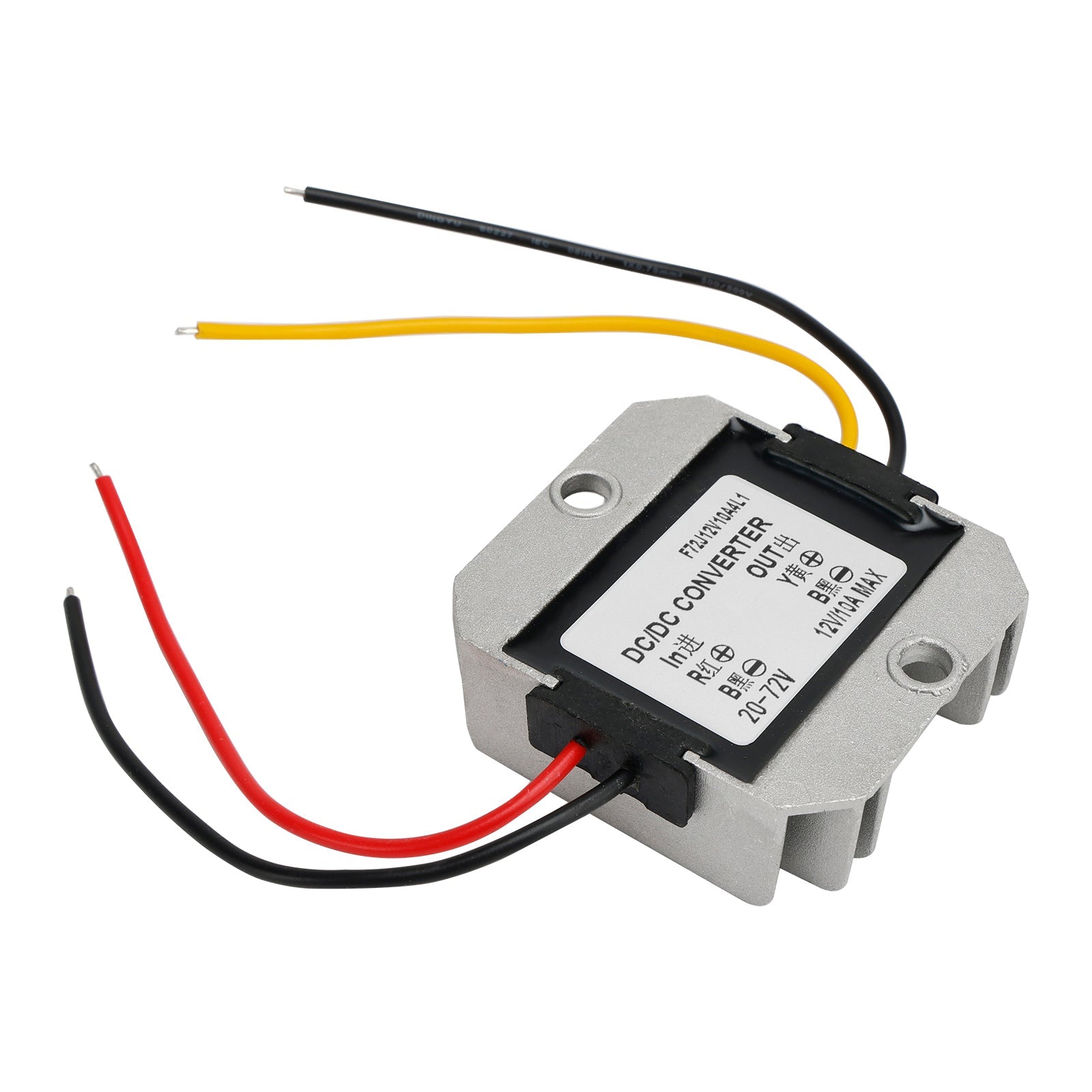 Waterproof DC-DC Converter 20-72V Step Down to 12V Power Supply Module 10A