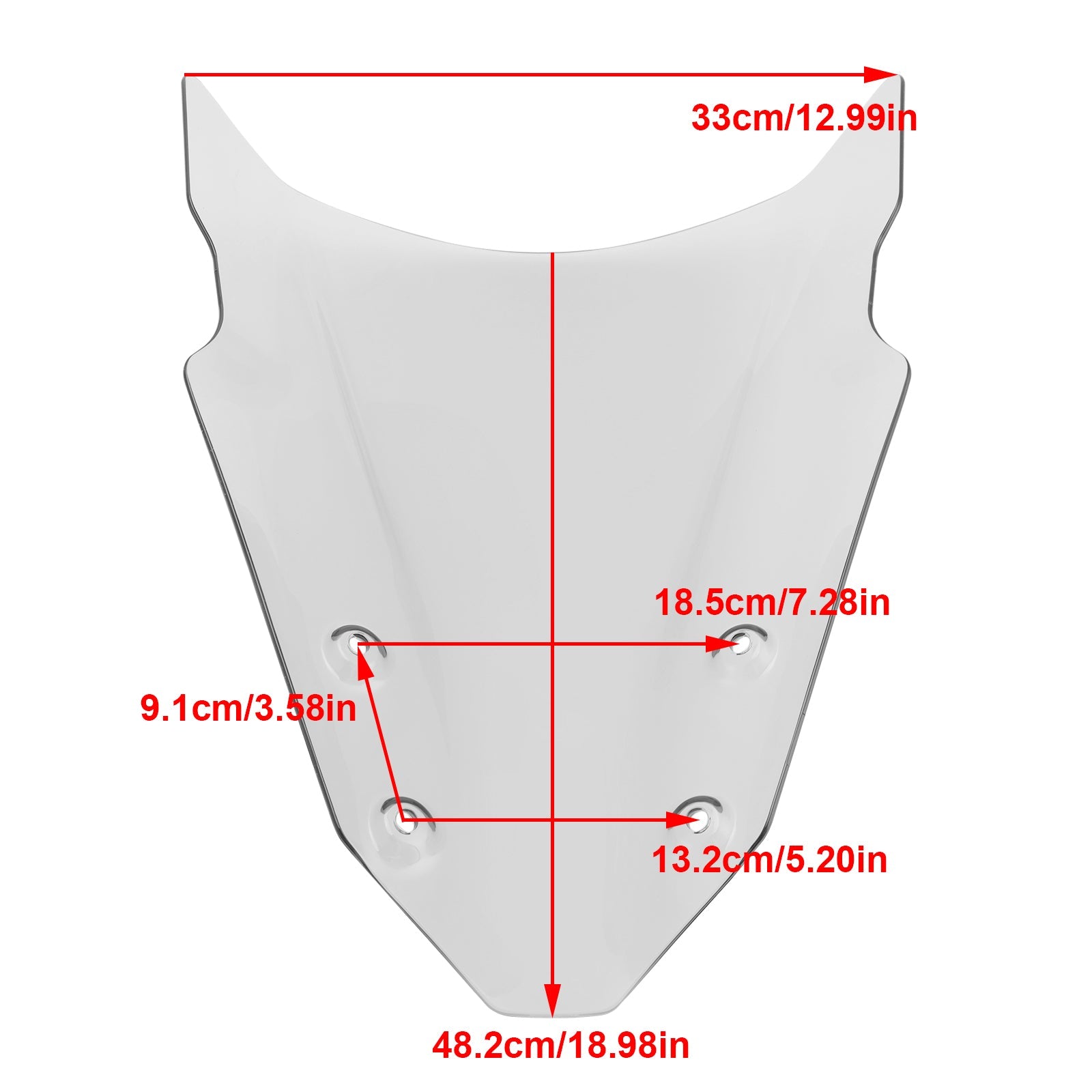 Suzuki GSX-S1000GT 2021-2023 Windshield WindScreen