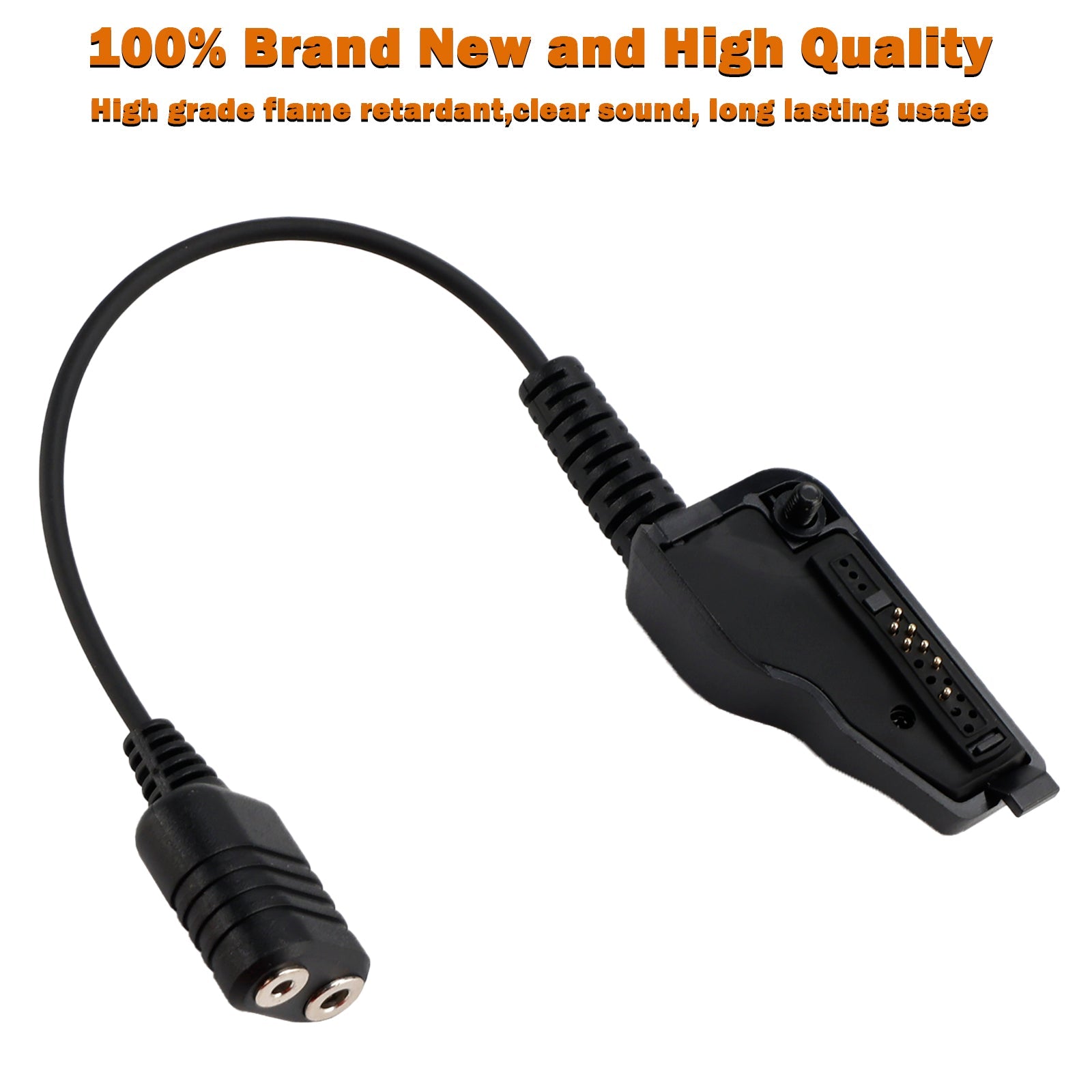 K Interface Headset Port Converter Cable for TKD3188 TK-D300 TK390 TK3185 TK3140
