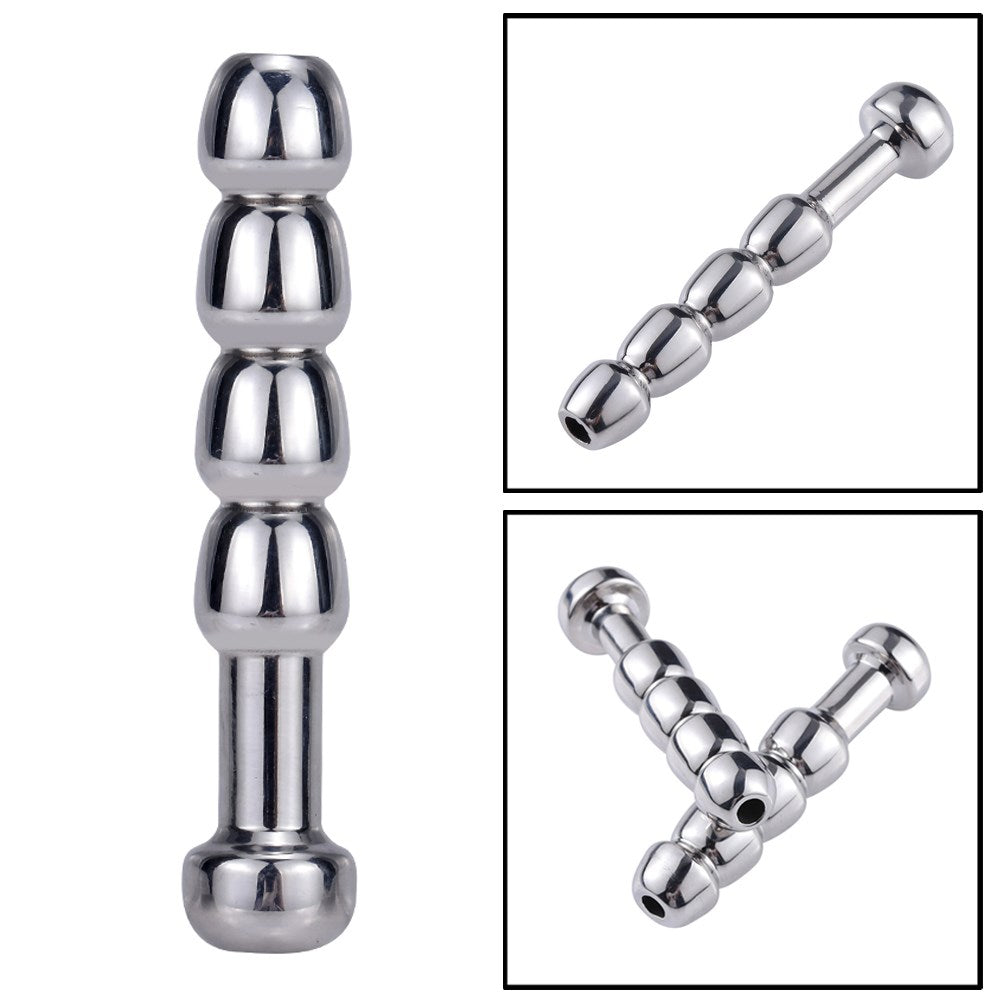 Urethral Stretching Penis Dilator Hollow Plug Stainless Steel For Male Stimulate