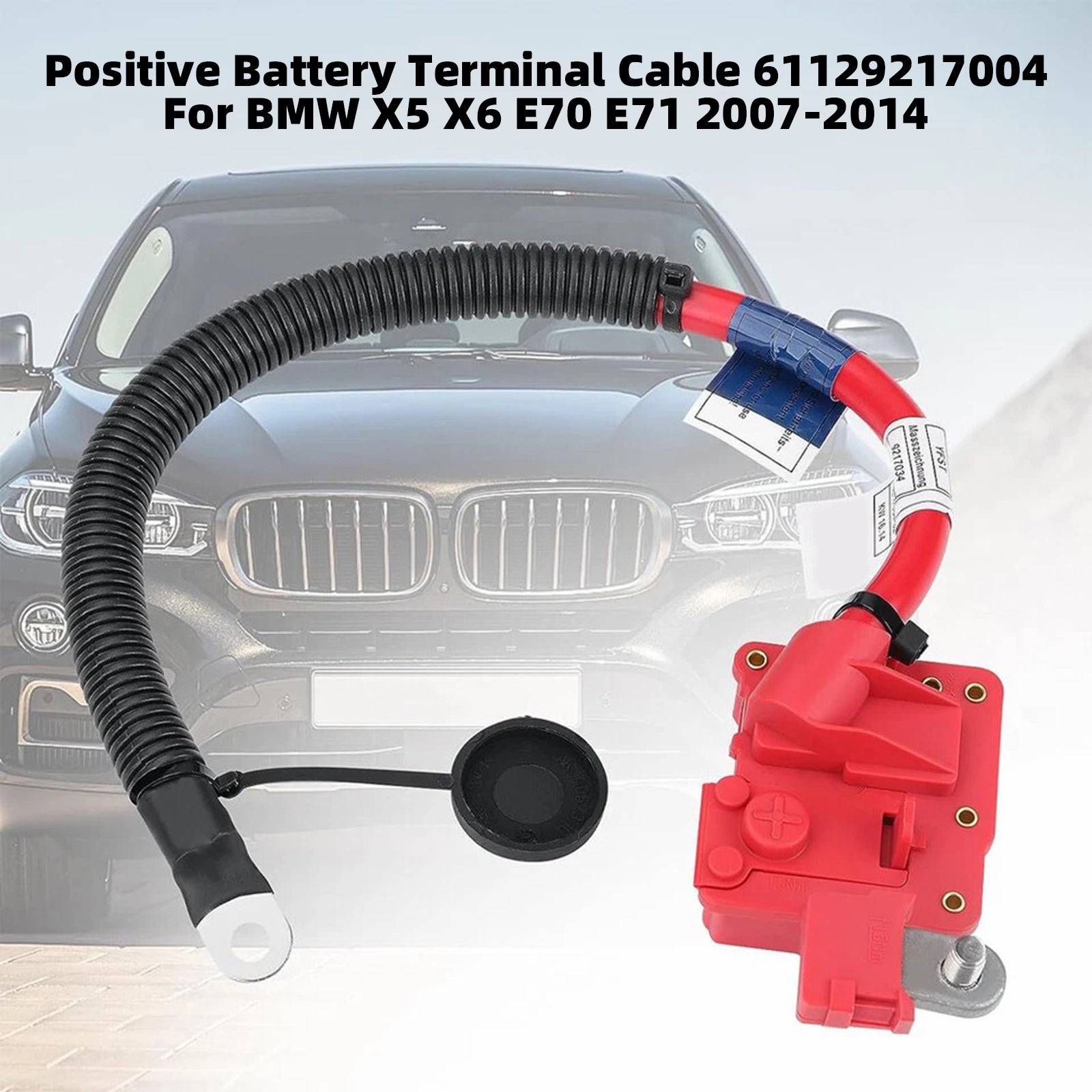 Positive Battery Terminal Cable 61129217004 For BMW X5 X6 E70 E71 2007-2014