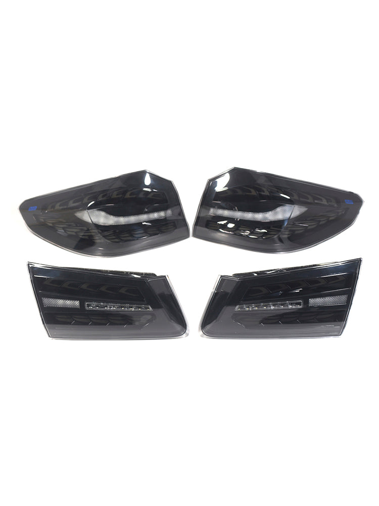 2018-2020 BMW 5 G30 G38 L&R Smoked LED Tail Lights Rear Lamp Assembly 63217376469 63217376470