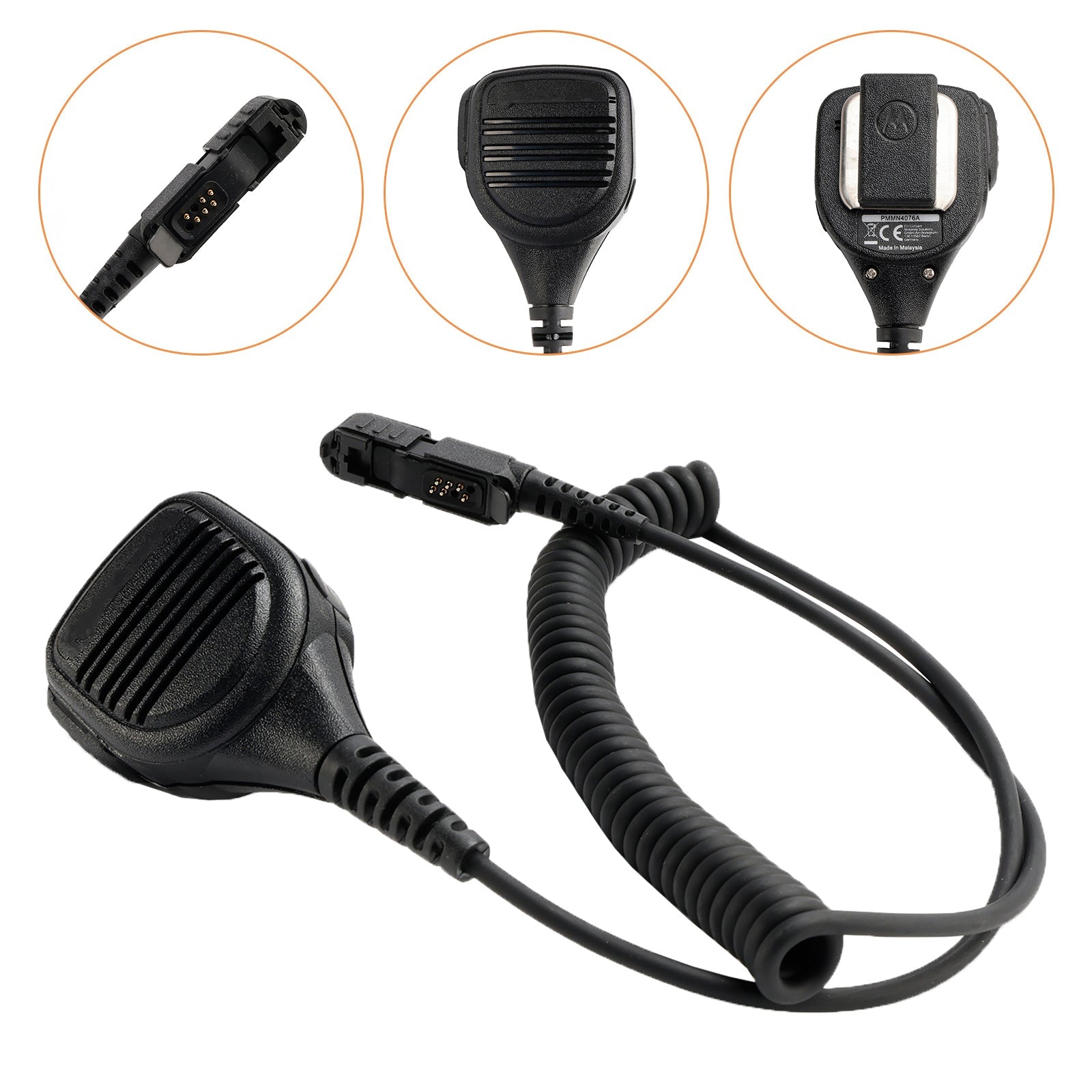 P6600-SM08 Microphone Spkeaker PMMN4076A for XPR3300 XIRP6600 MTP3150 MTP3250