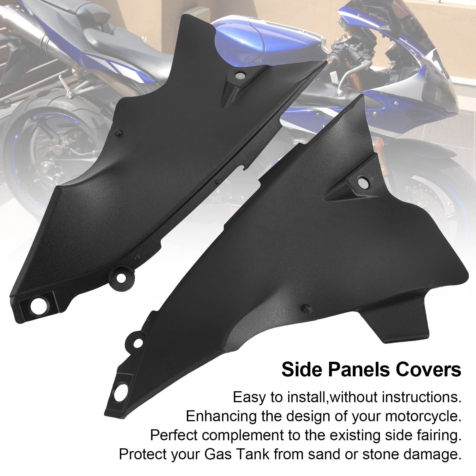 Side Trim Air Duct Cover Panel Fairing Cowling for Yamaha YZF R1 2004-2006