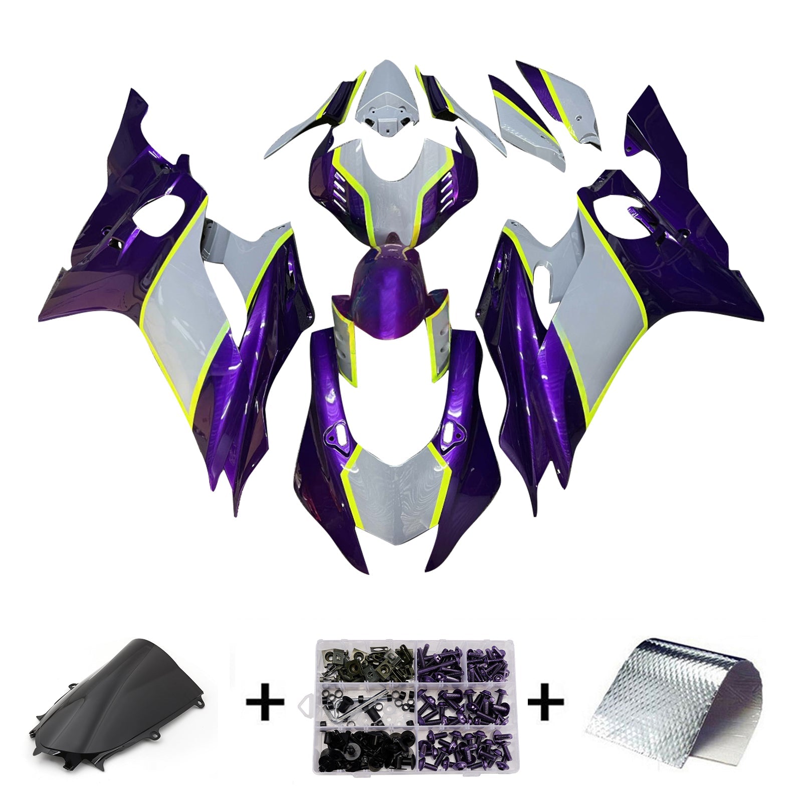 Injection Fairing Kit Bodywork Plastic ABS fit For Yamaha YZF-R6 2017-2023