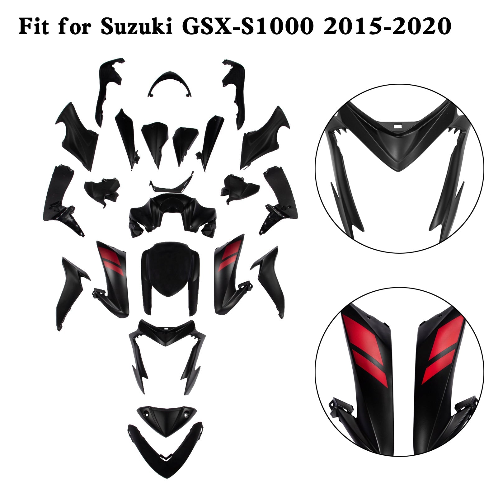 Kit Carenado Carrocería Plástico Suzuki GSX-S 1000 GSXS 2015-2020