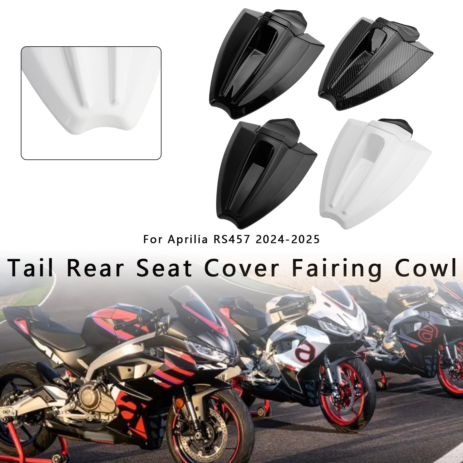 2024-2025 Aprilia RS 457 Tail Rear Seat Cover Fairing Cowl