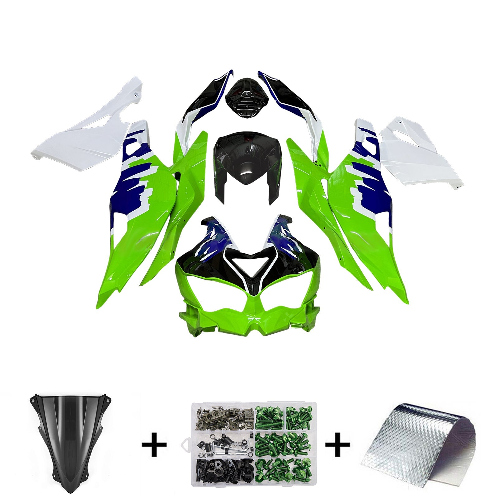 Injection Fairing Kit fit For Kawasaki Ninja ZX-25R ZX-4R ZX-4RR 2019-2025