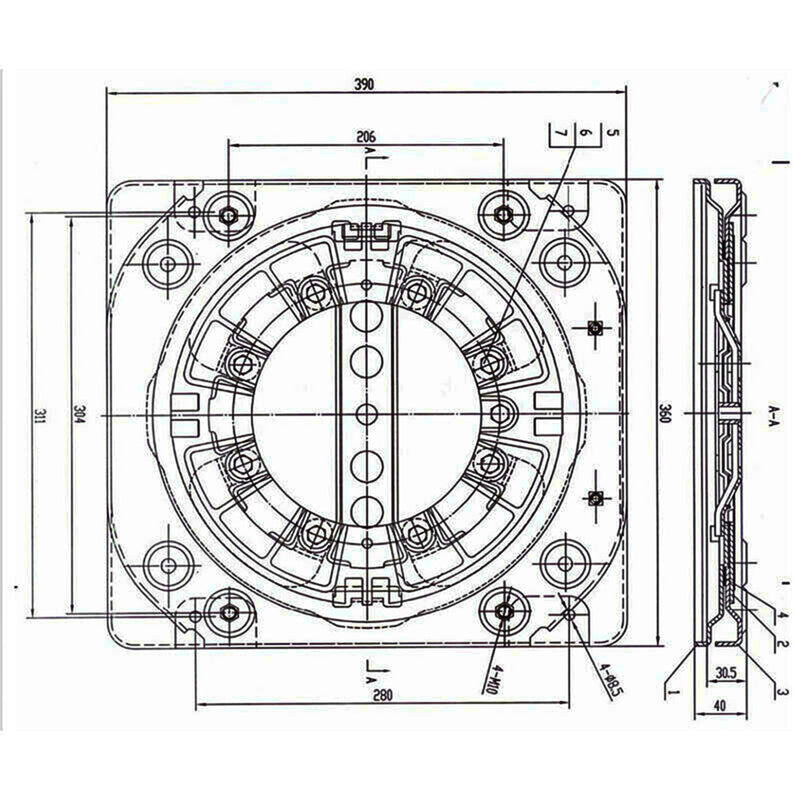 Universal Motorhome Seat Swivel Turntable Campervan Chassis Modification