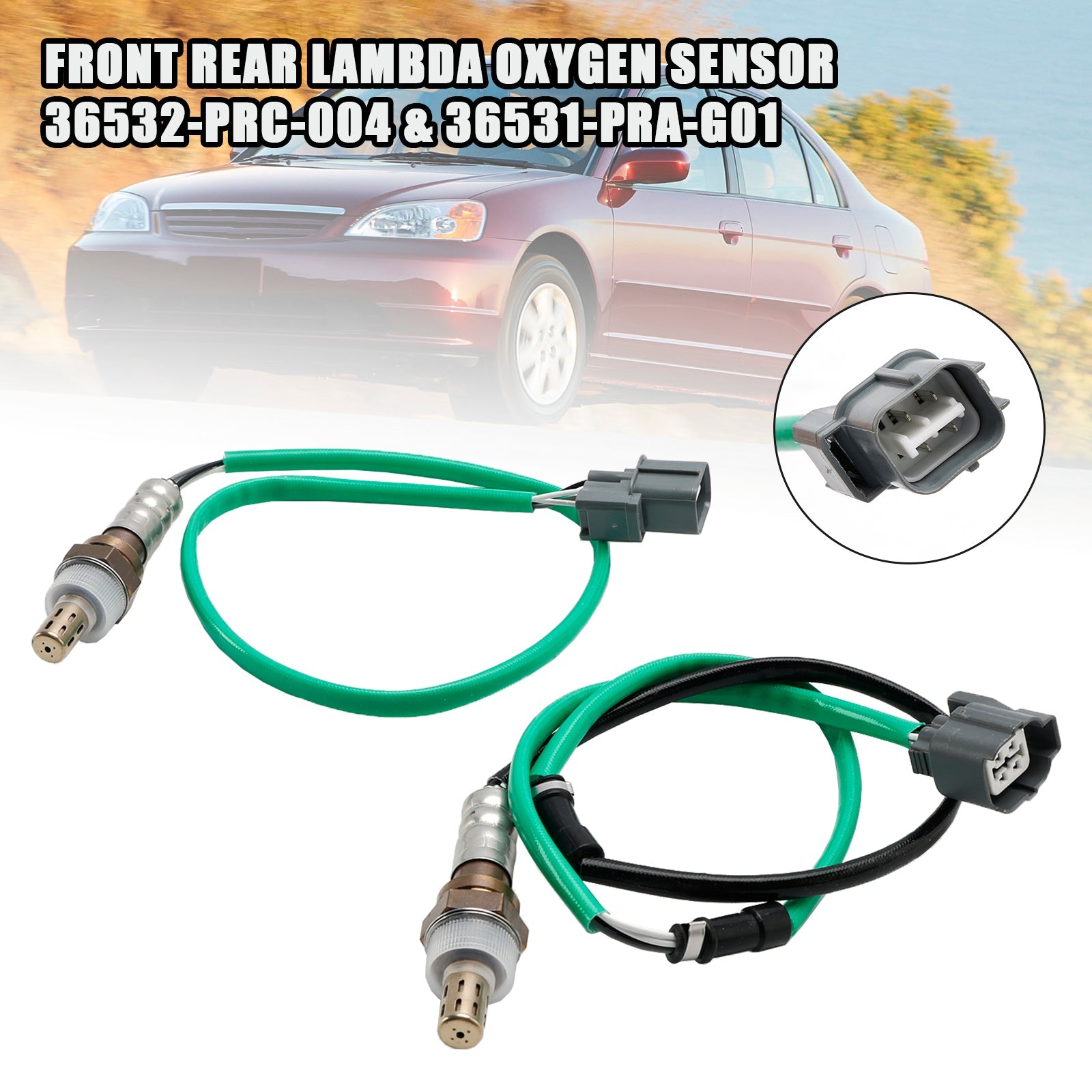 Lambda Oxygen Sensor 36532-PRC-004 & 36531-PRA-G01 For Civic Type-R 01-05