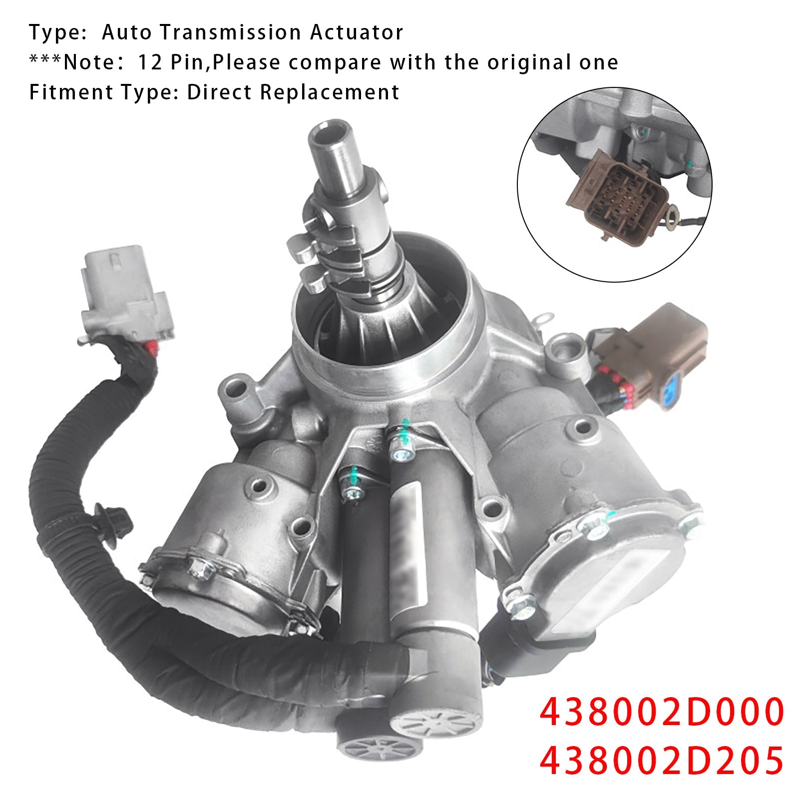 2017-2021 Kia Soul Forte Actuator Assy-Gear 438002D000 438002D205 12-Pin