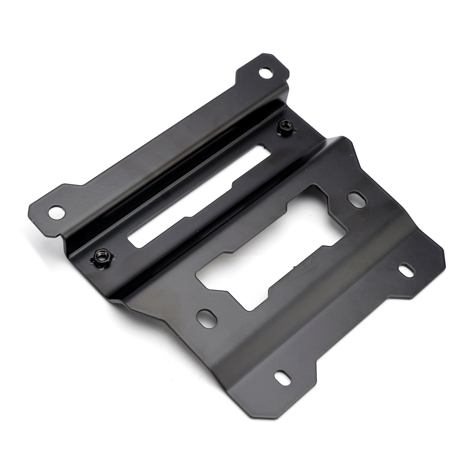 BLACK ALUMINUM TOP RACK CARRIER LUGGAGE PLATE FOR TIGER 850 SPORT 2021-2024