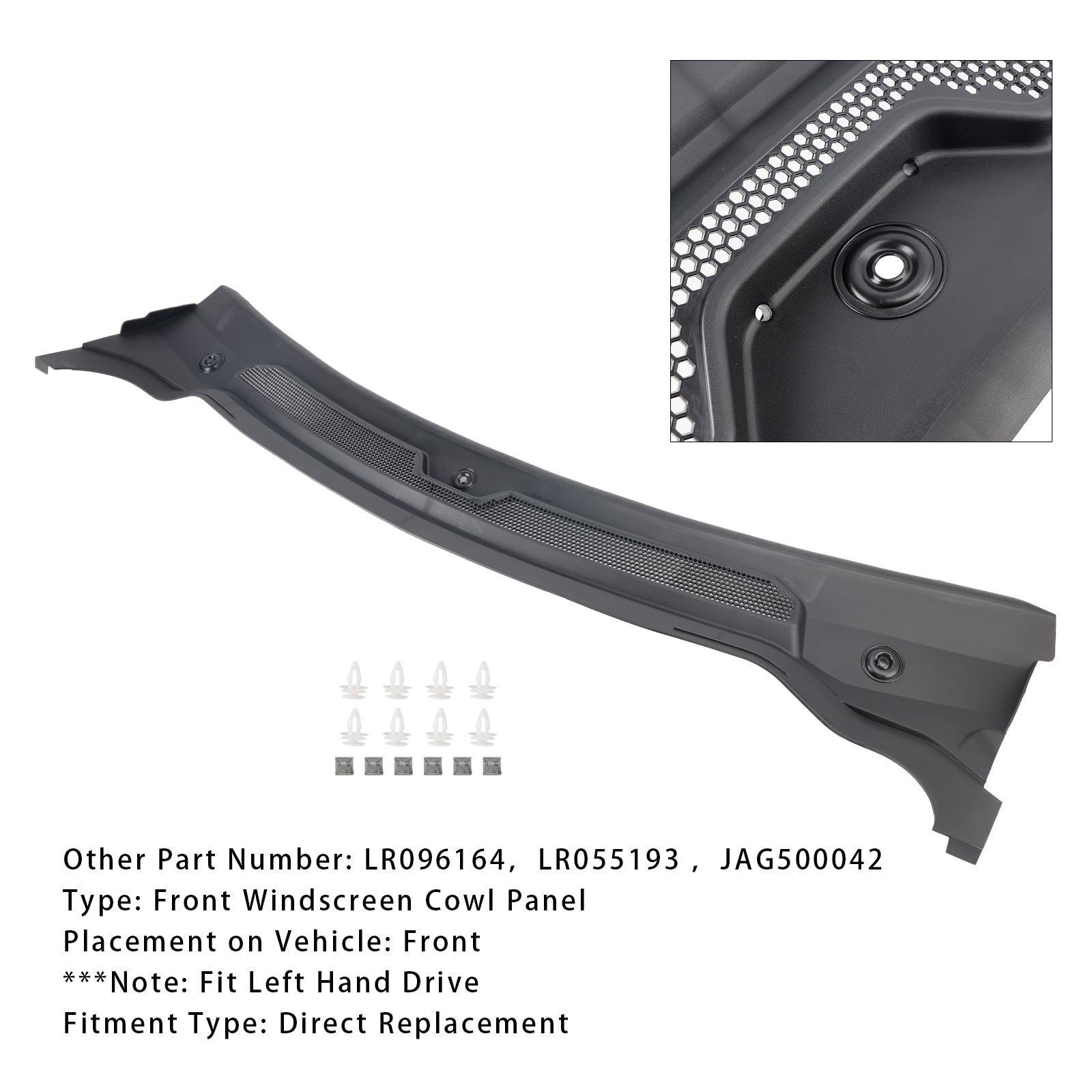 2005-2016 Land Rover Range Rover Sport L320 Front Windscreen Cowl Panel LR096164