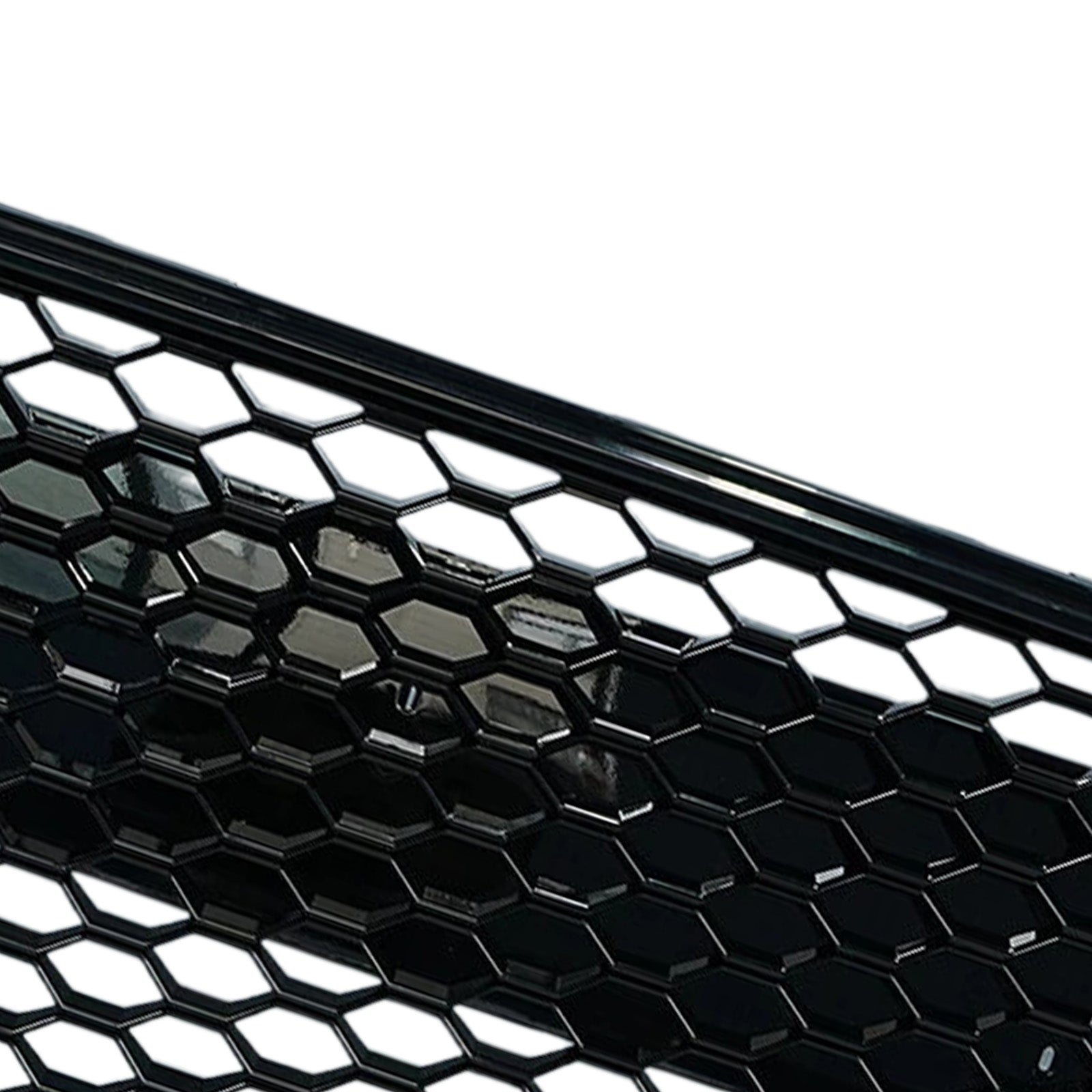 2011 For Audi R8 Front Henycomb Bumper Grille Grill Gloss Black