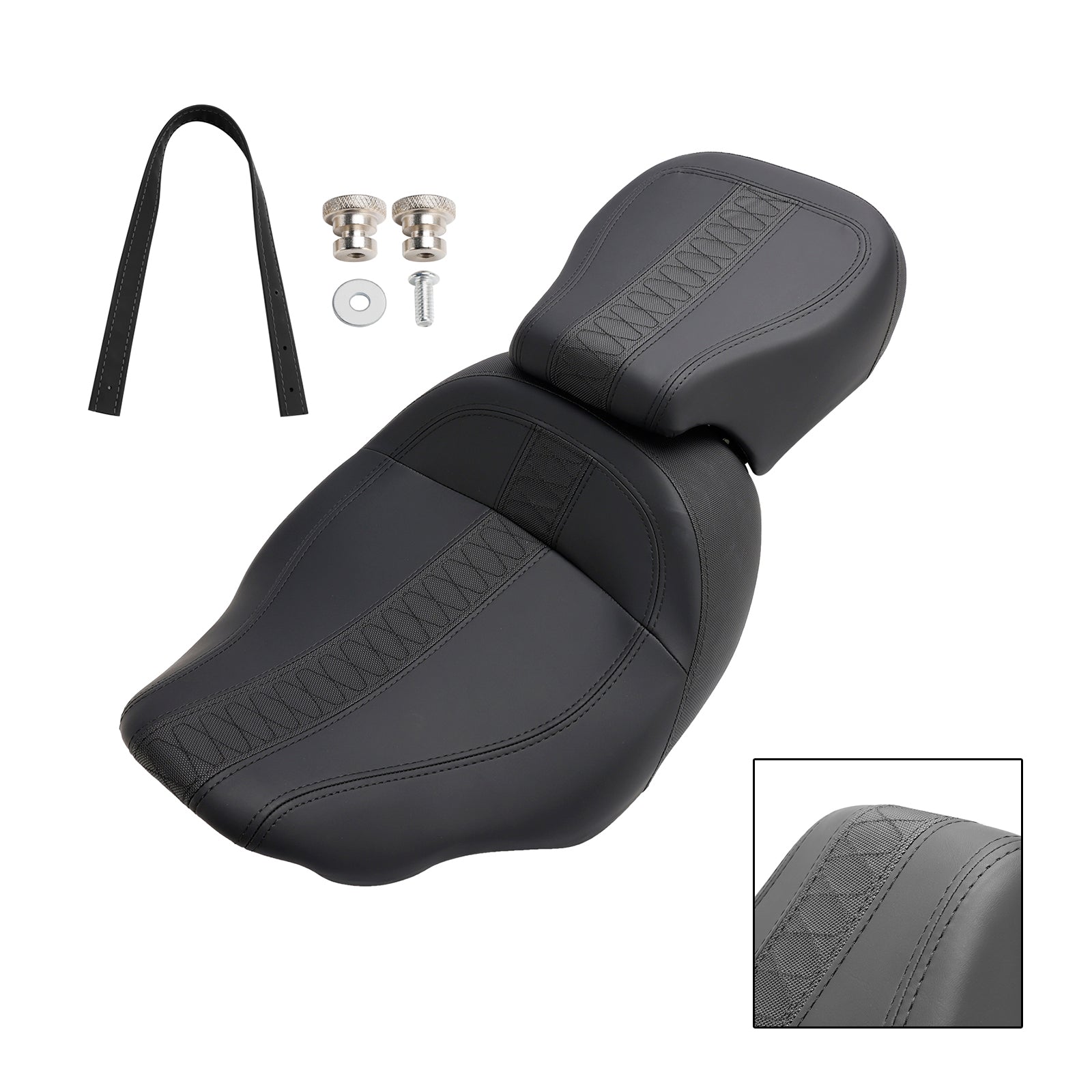 2023-2024 Touring Cvo Glide Rider Passenger Seat Front Rear Cushion