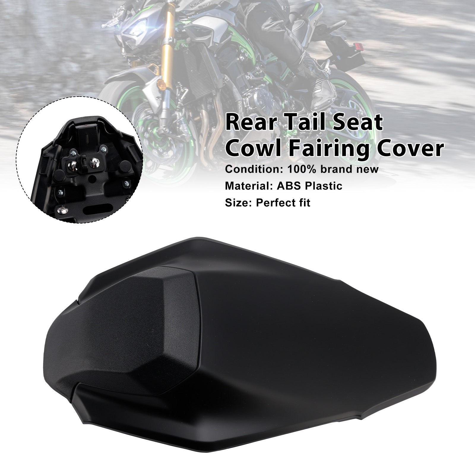 2025-2026 Kawasaki Z900 Z900SE Rear Tail Seat Cowl Fairing Cover