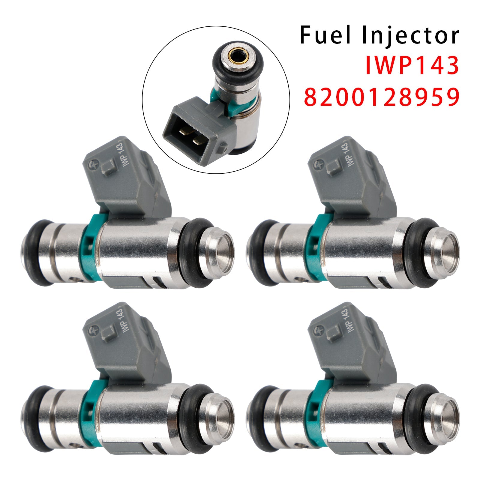 4Pcs Fuel Injector For Renault Clio Scenic Megane Nissan Platina Aprio IWP143