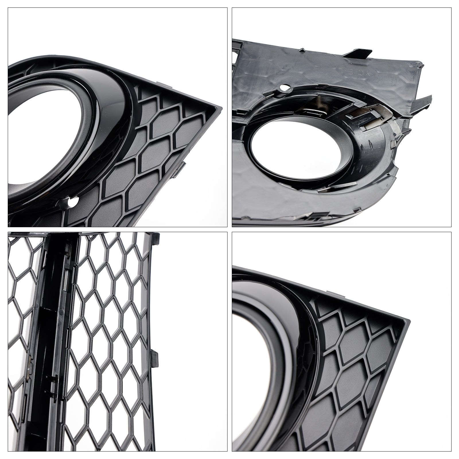 2011-2014 Audi TT MK2 S-Line TTS Honeycomb Front Bumper Fog Light Grille