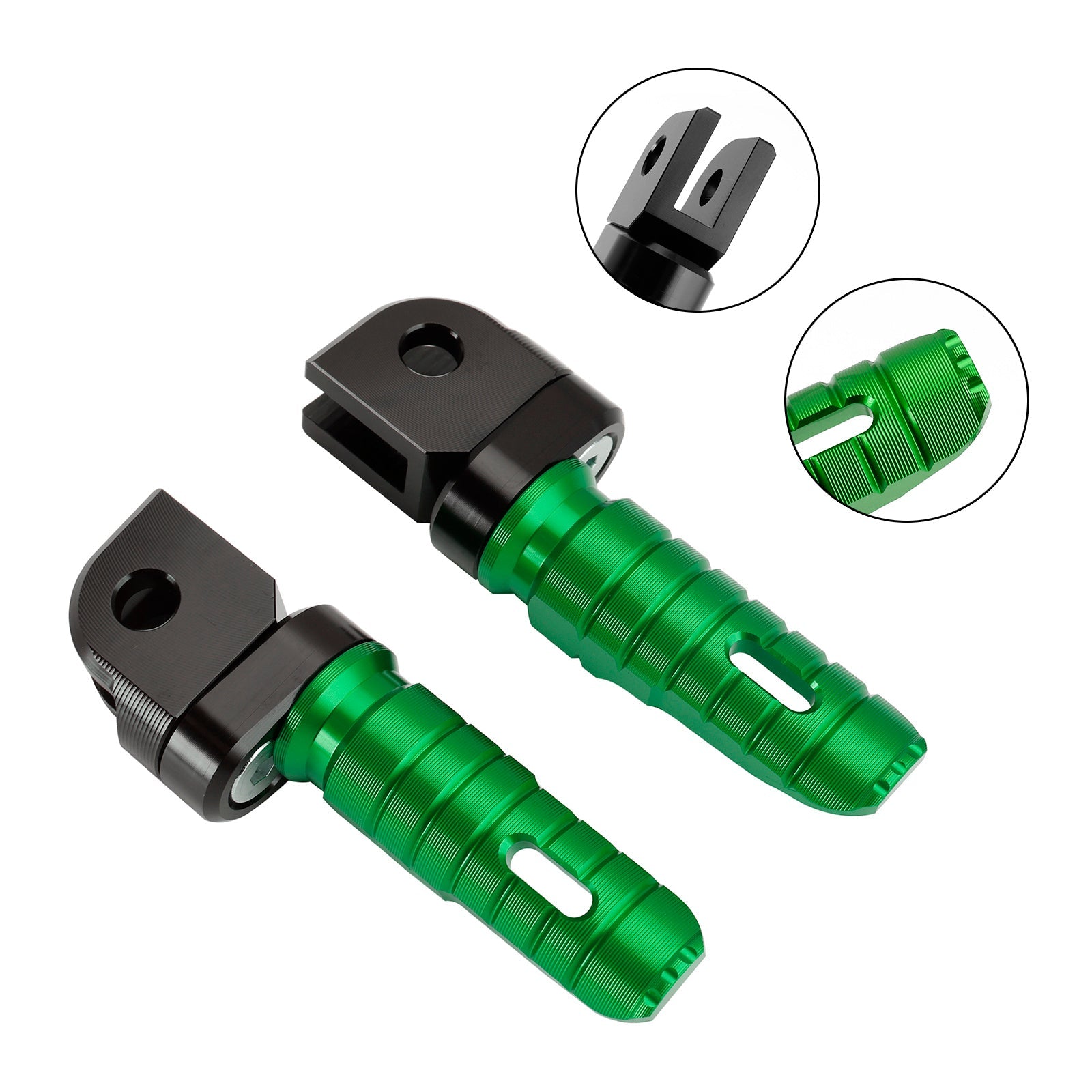 Front Footrests Foot Pegs fit for KAWASAKI ZX-4R ZX-4RR 24-25 NINJA 400 2018-2024