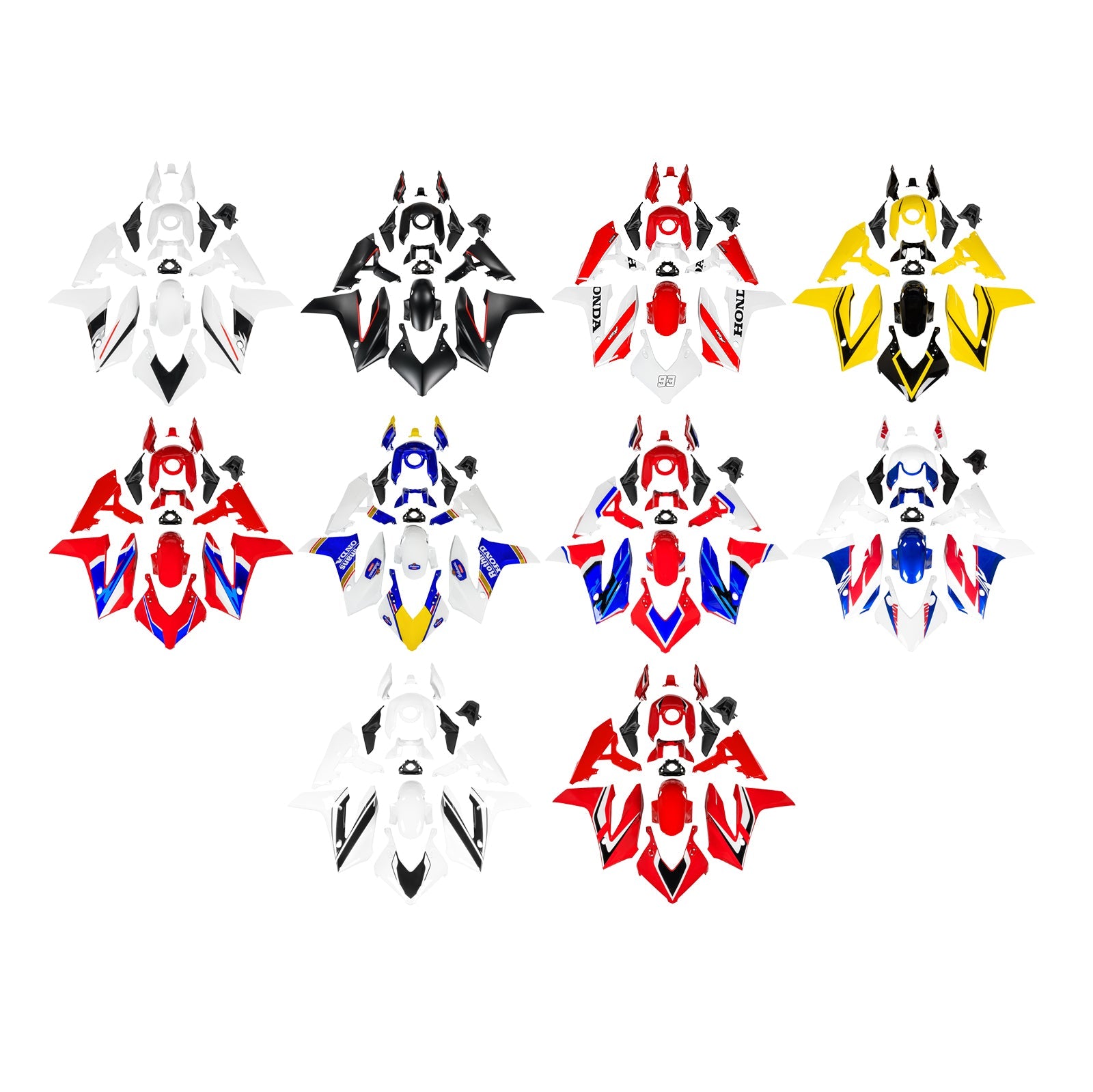 Injection ABS Plastic Bodywork Fairing Kit for Honda CBR650R 2024-2025