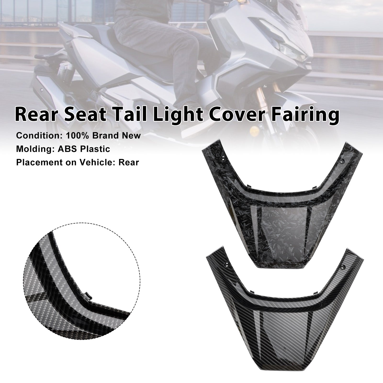 2022-2025 Honda ADV 350 Rear Seat Tail Light Cover Fairing