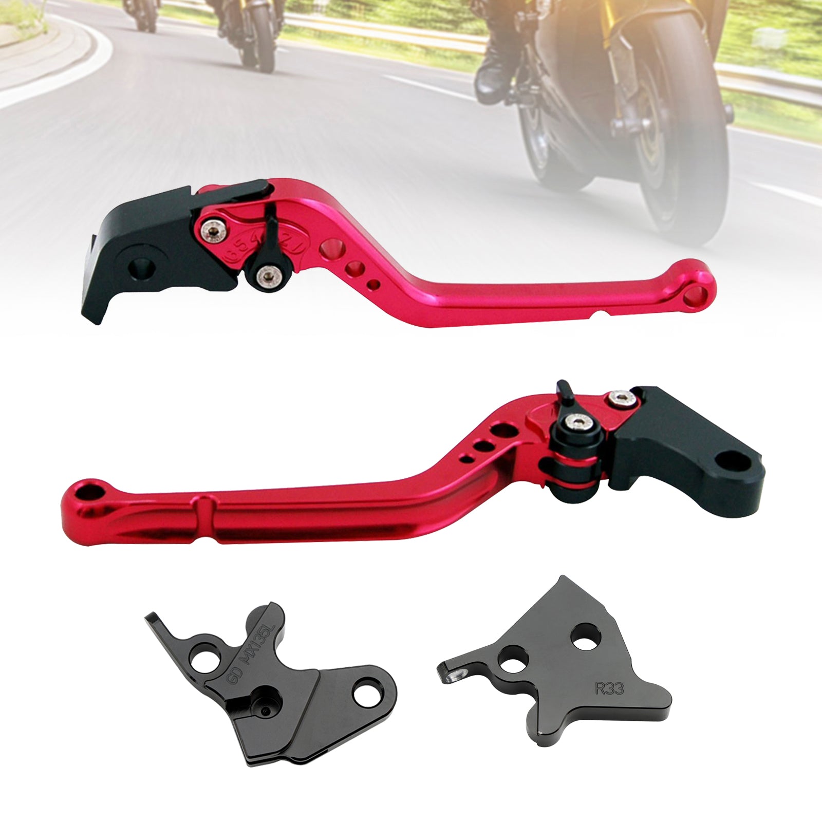 2005-2014 야마하 YBR125 롱 클러치 브레이크 레버