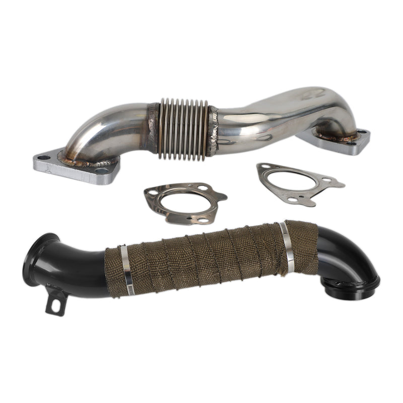 Tubo de bajada Turbo, tubo de subida del lado del pasajero para Chevrolet GMC 6,6 LLY LBZ LMM Duramax 2004,5-2010