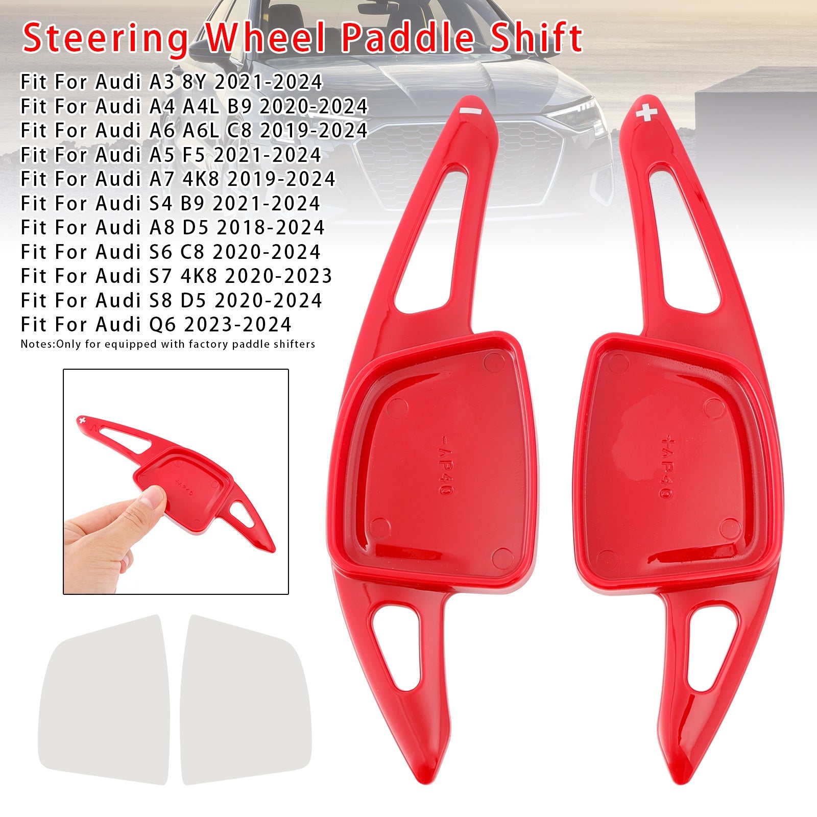 Steering Wheel Paddle Shifter Extension Fit For Audi A3 A4 A6