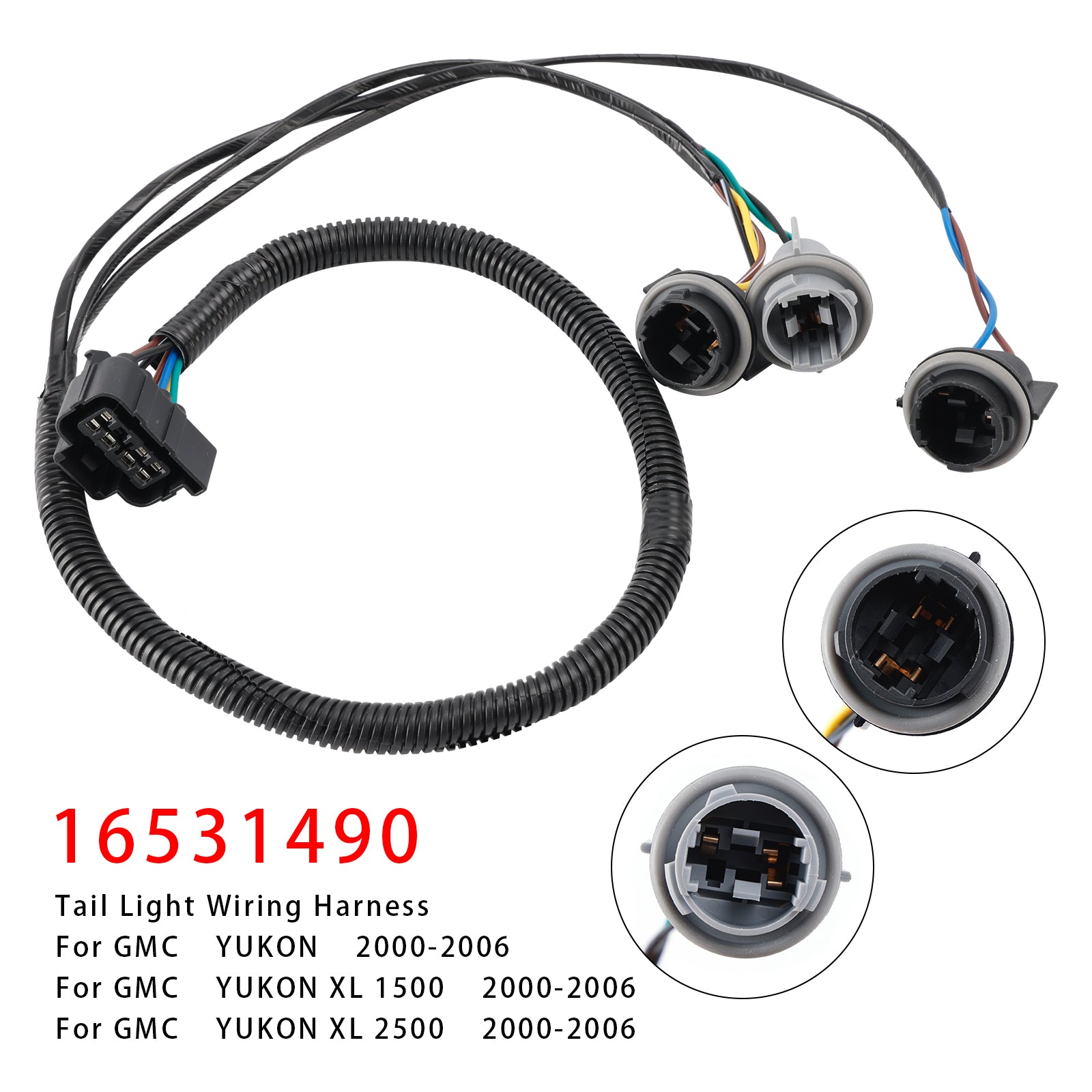 Tail Light Wiring Harness 16531490 For Cadillac Escalade Chevrolet Suburban 1500