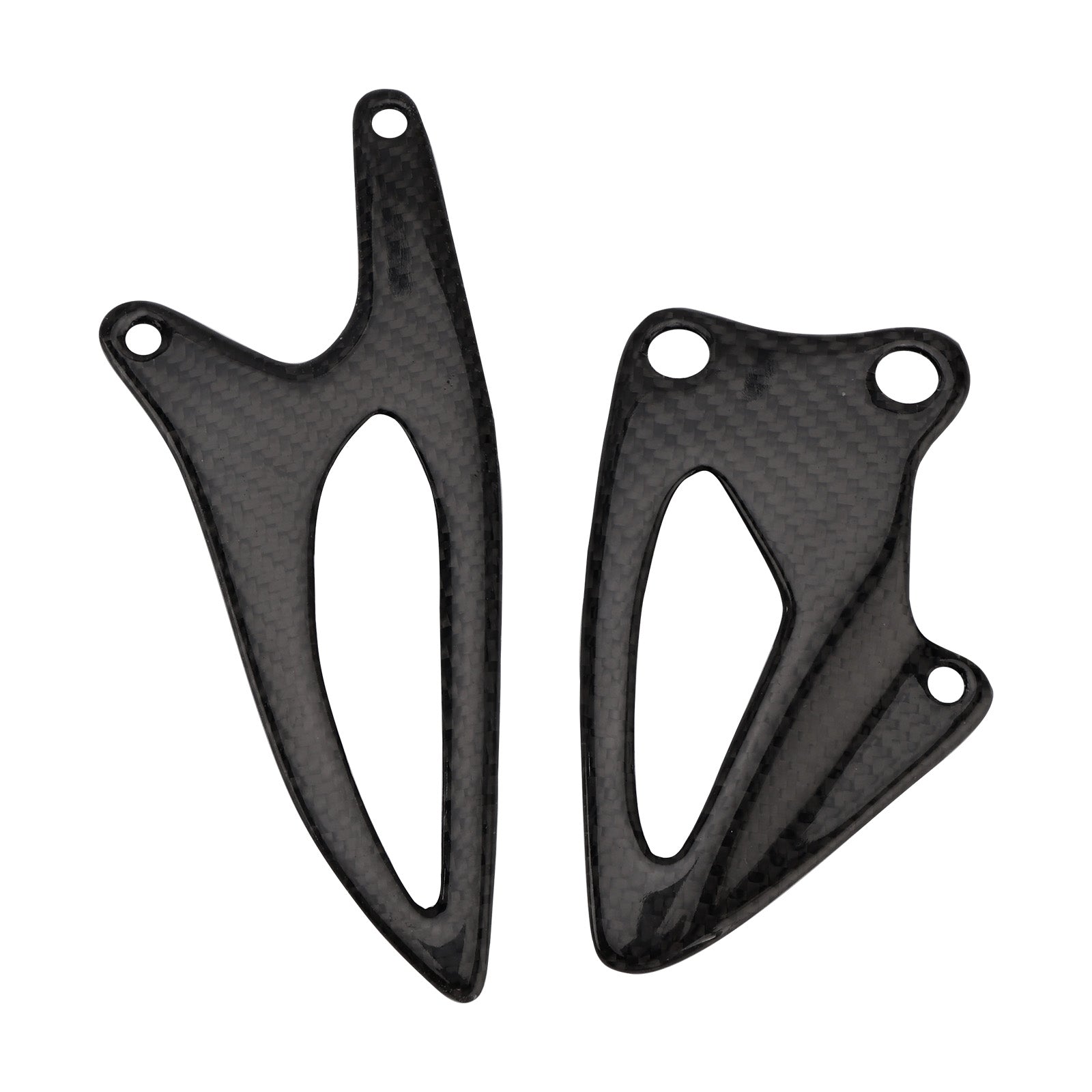 Real Carbon Fiber Foot Protection Board For Yamaha YZF R1 R1M 2020-2025