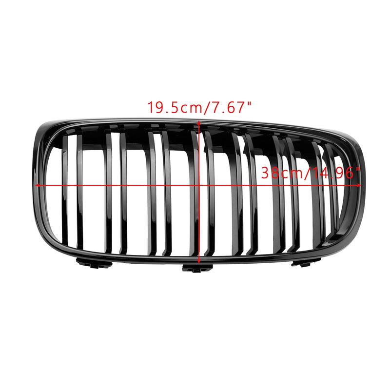 BMW 2 Series Gran Tourer F45 F46 2015-2018 Gloss Black Front Grille Grill