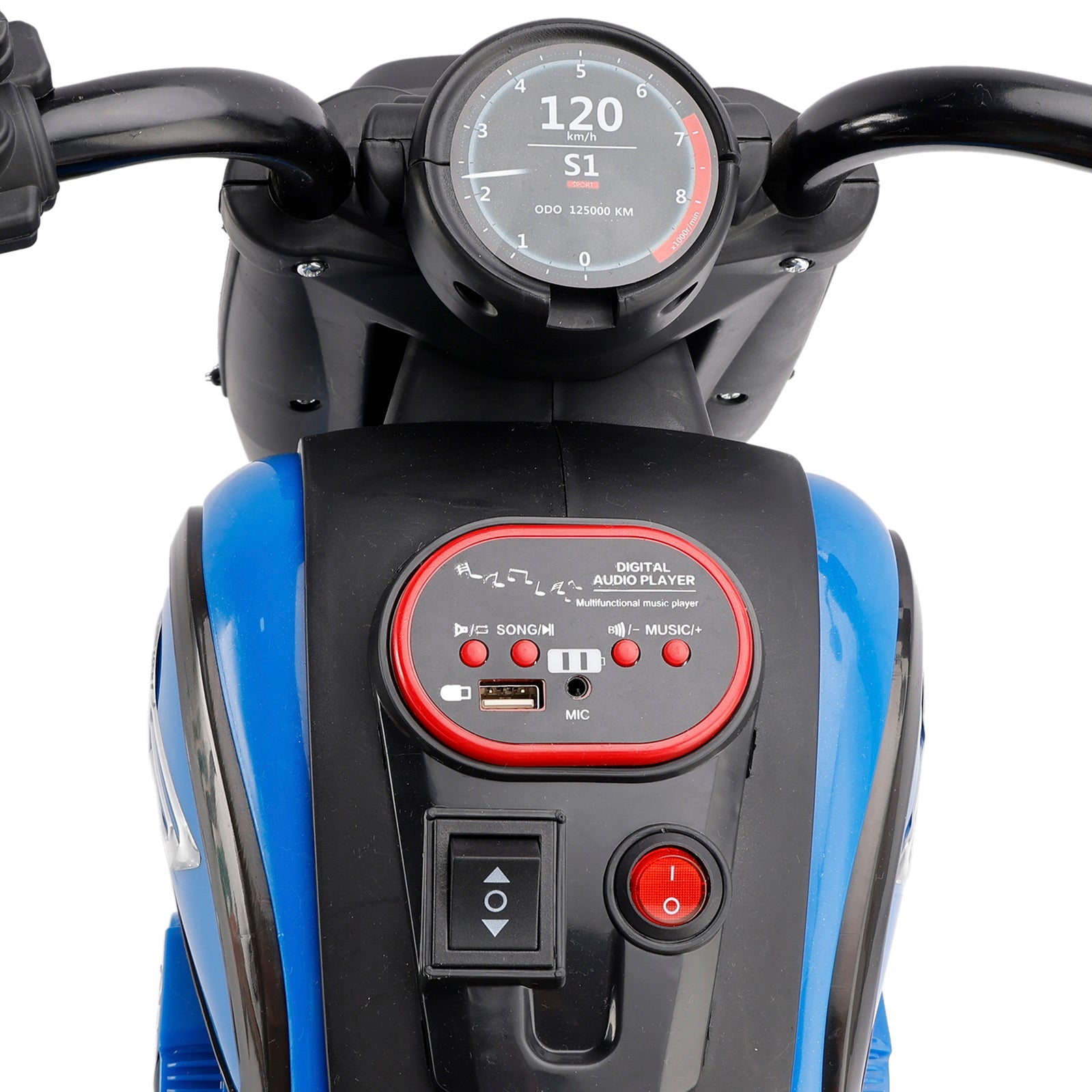 3Wheel 6V Kid Ride On Motorcycle Electric Toy With Colorful Light And Music