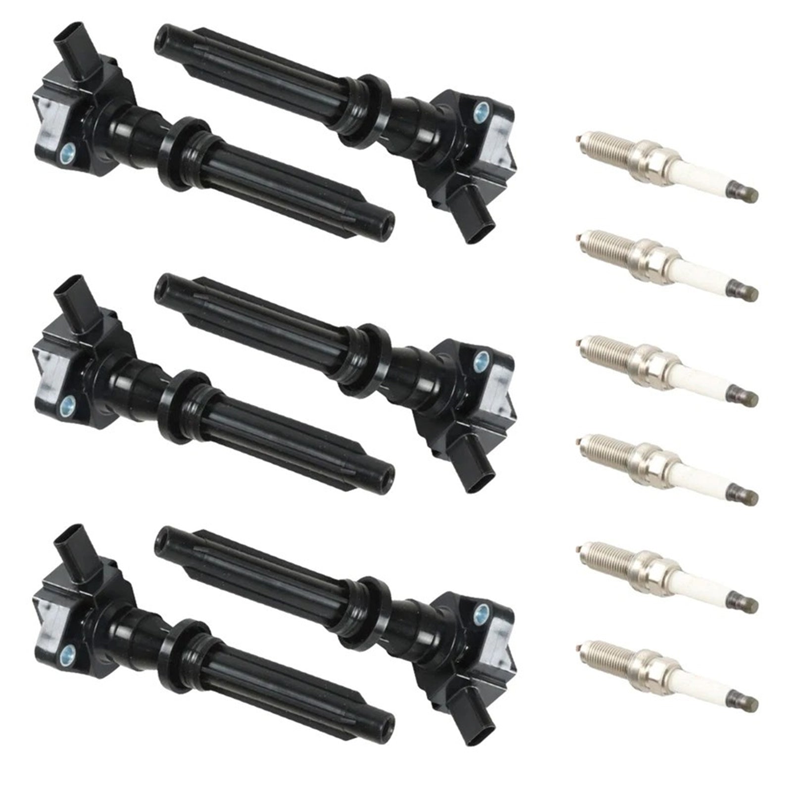 UF730 For Land Rover Range Rover Velar V6 3.0L GAS 2018-2020 6 Ignition Coils Spark Plugs