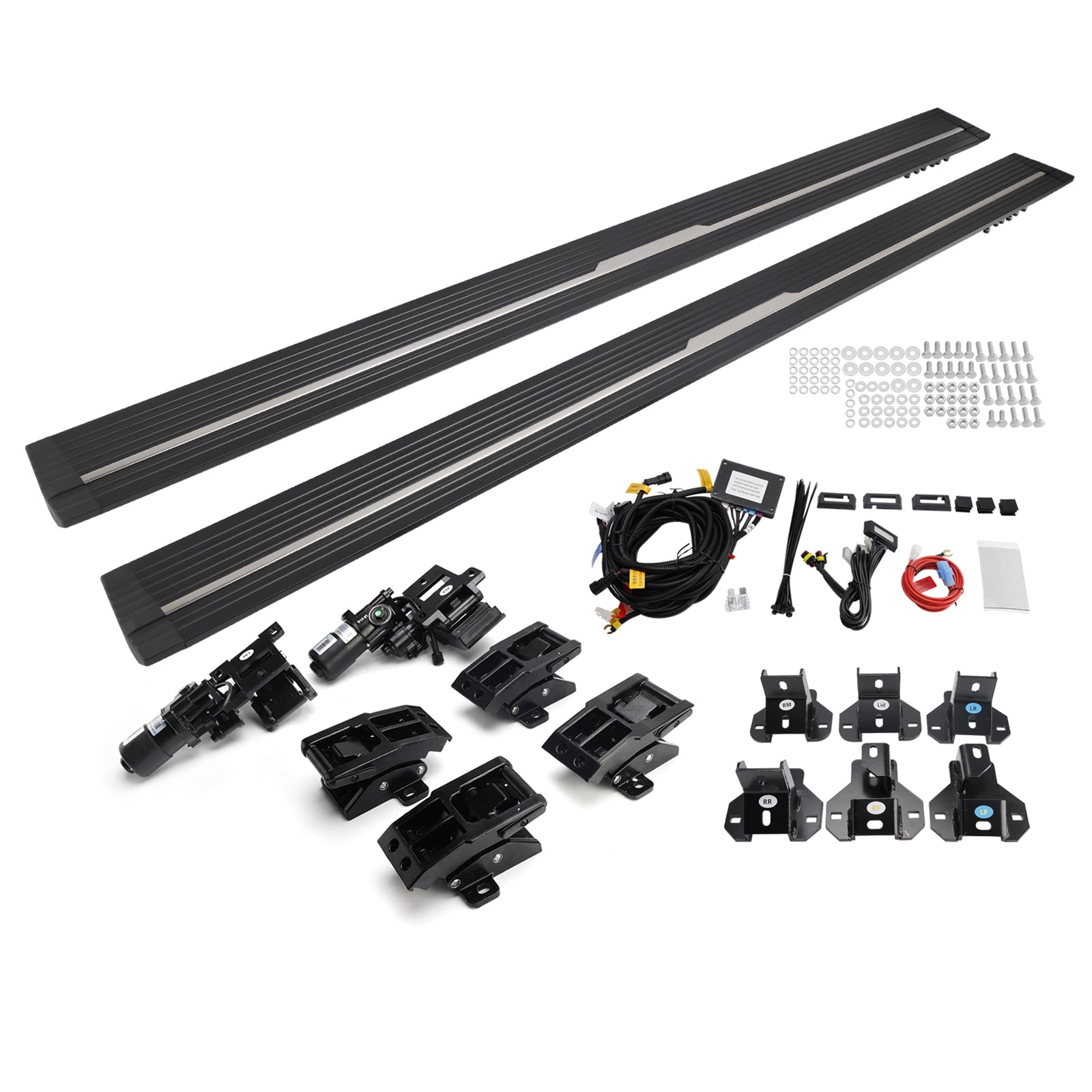 Electric Power Running Boards For Ford Ranger T7/T8 2021 with LED Truck Step Lights