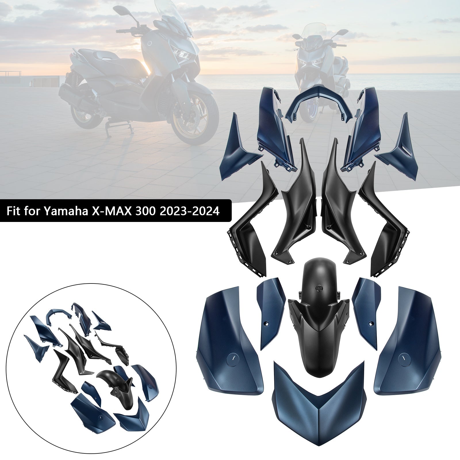 Yamaha X-MAX 300 XMAX 2023-2024 Fairing Kit