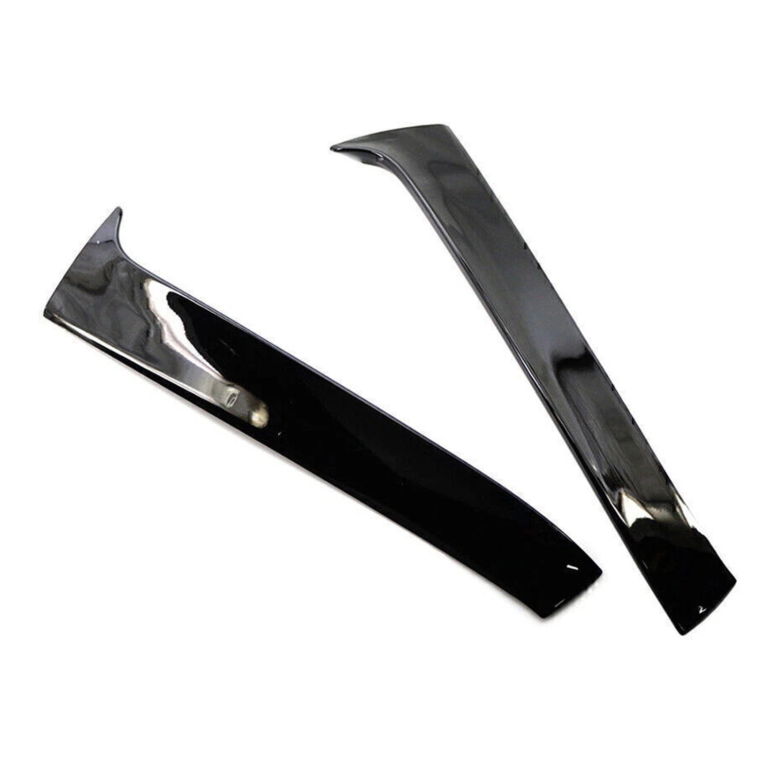 2013-2017 VW Golf 7 Variant Wagon Gloss Black Pair Rear Window Side Wing Spoiler