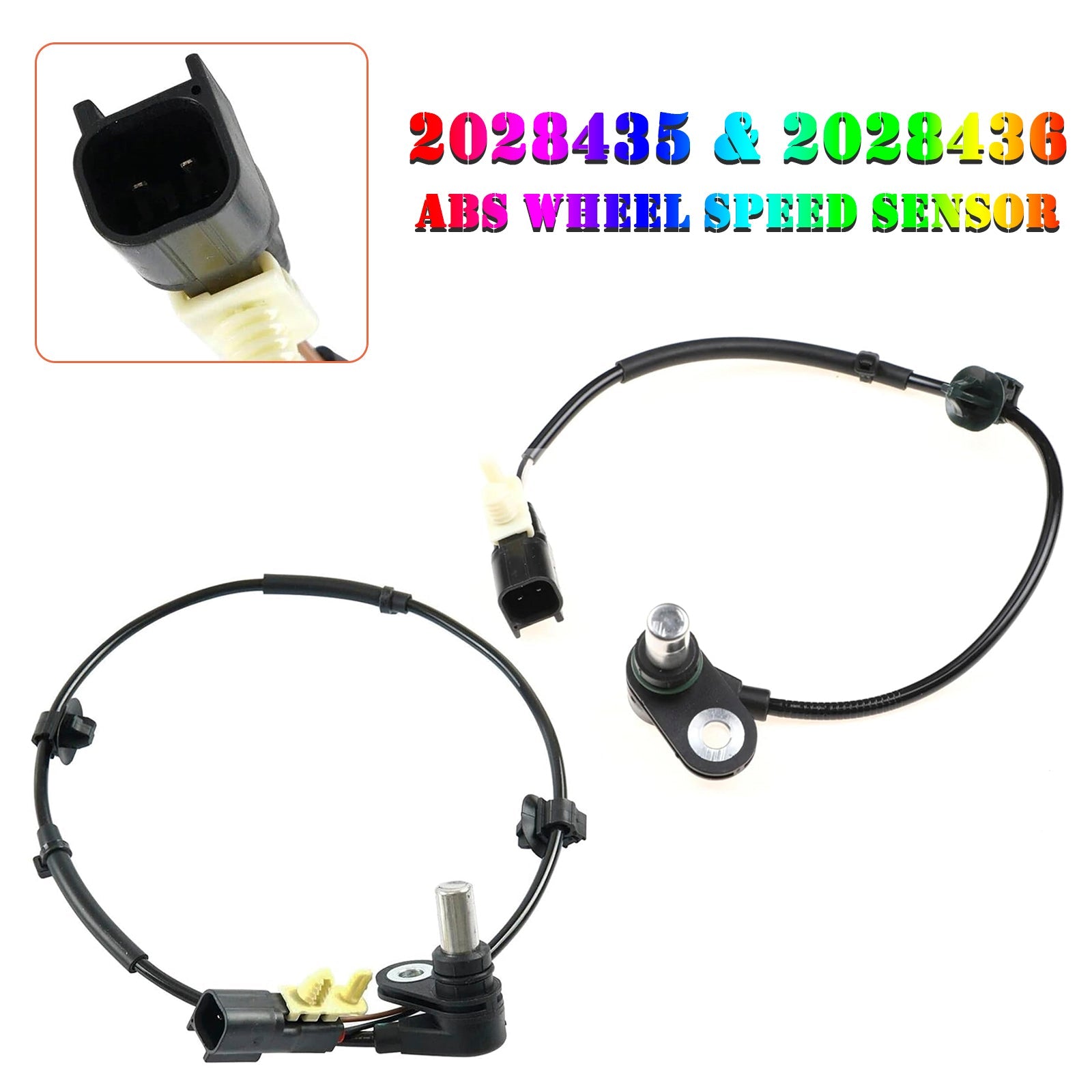 2X Rear Right & Left ABS Wheel Speed Sensor for Ford Ranger 2.2 3.2 2011-2022