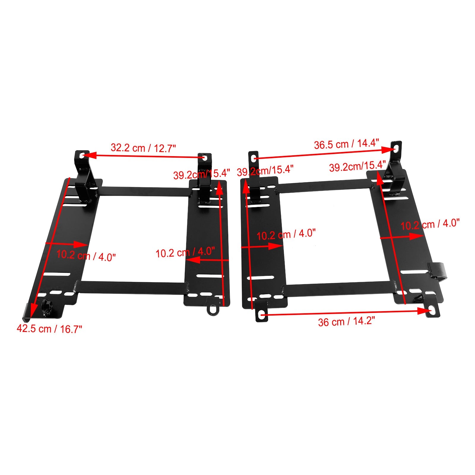 Driver Passenger Seat Brackets Steel Mount Set for Polaris Slingshot 2015-2021