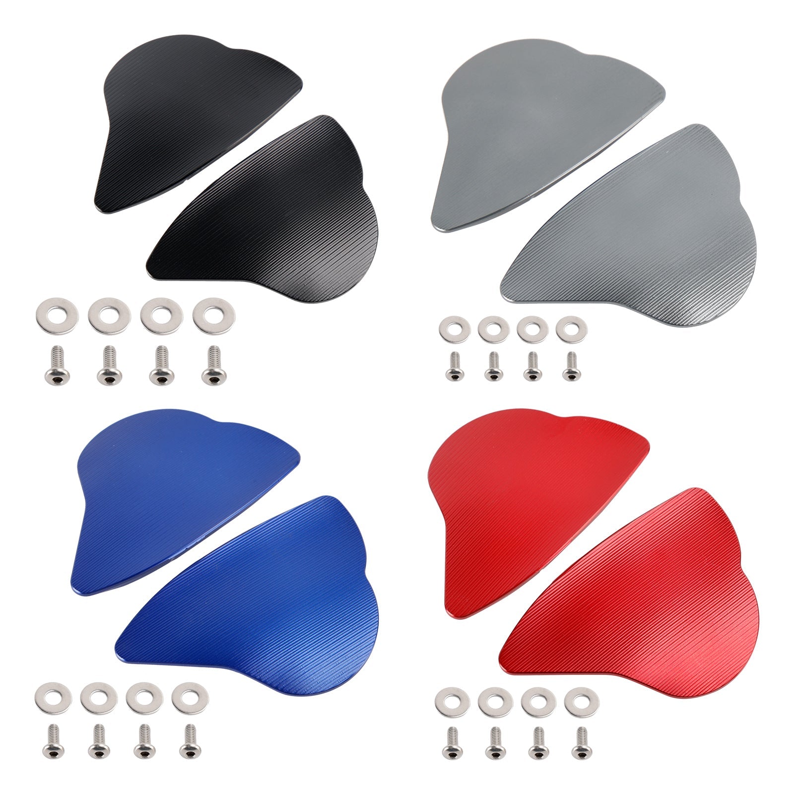Mirror Eliminators Hole Cap Kit Fit for Yamaha YZF-R6 (2017-2023) / YZF-R7 (2022) Mirror Block Off Plates