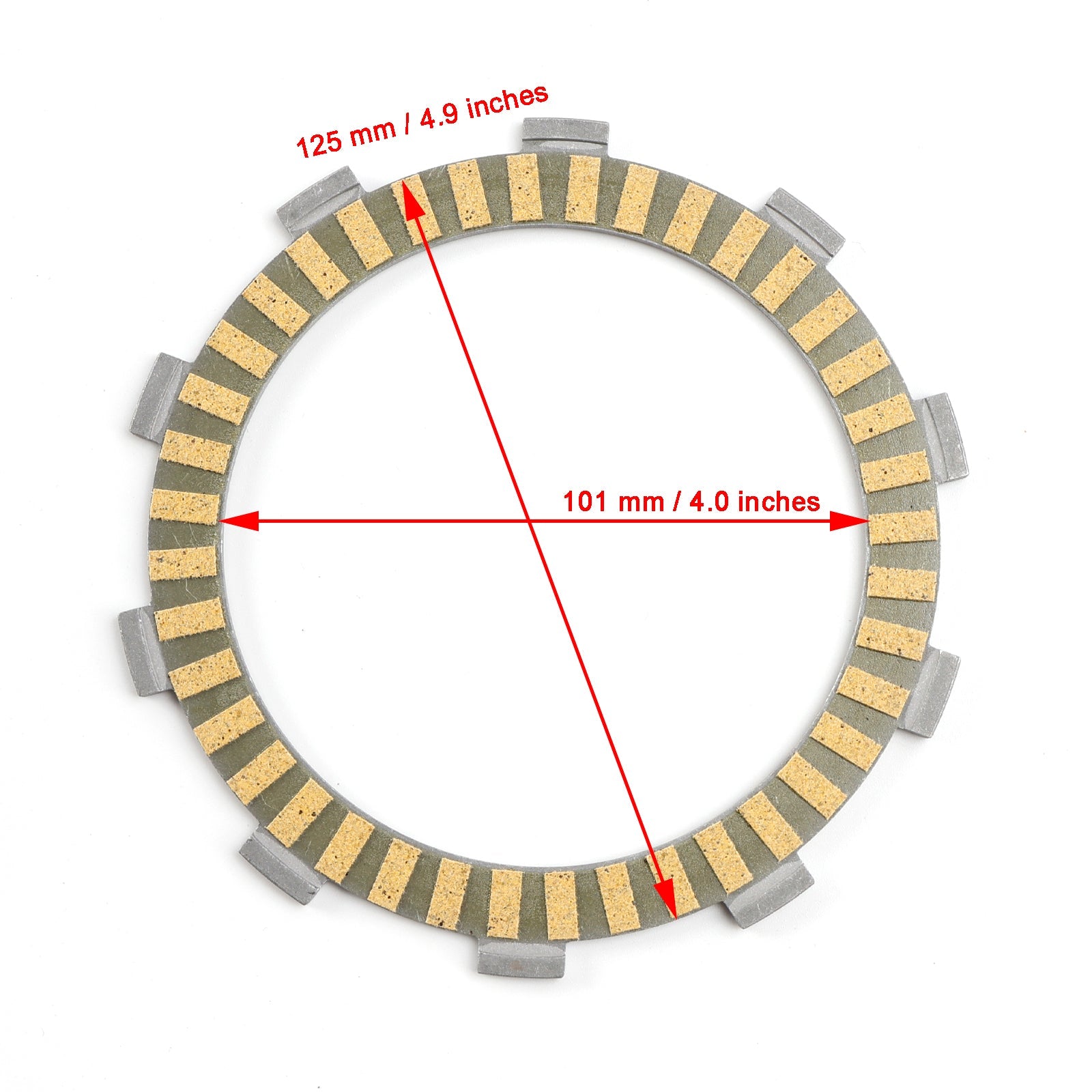 두카티 슈퍼바이크 848 08-10 멀티스트라다 1100 07-09용 클러치 마찰판 키트