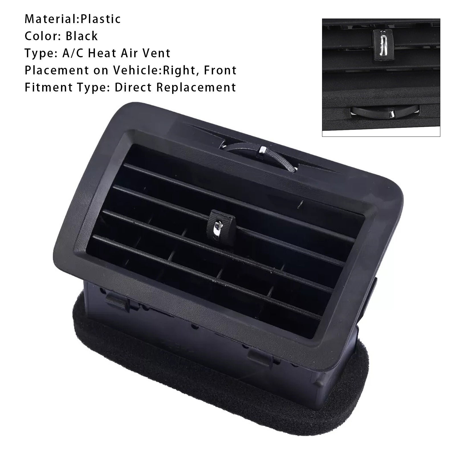 2008-2014 Dodge Challenger Right Side Air Conditioning A/C Heat Air Vent 1QL40XDVAA