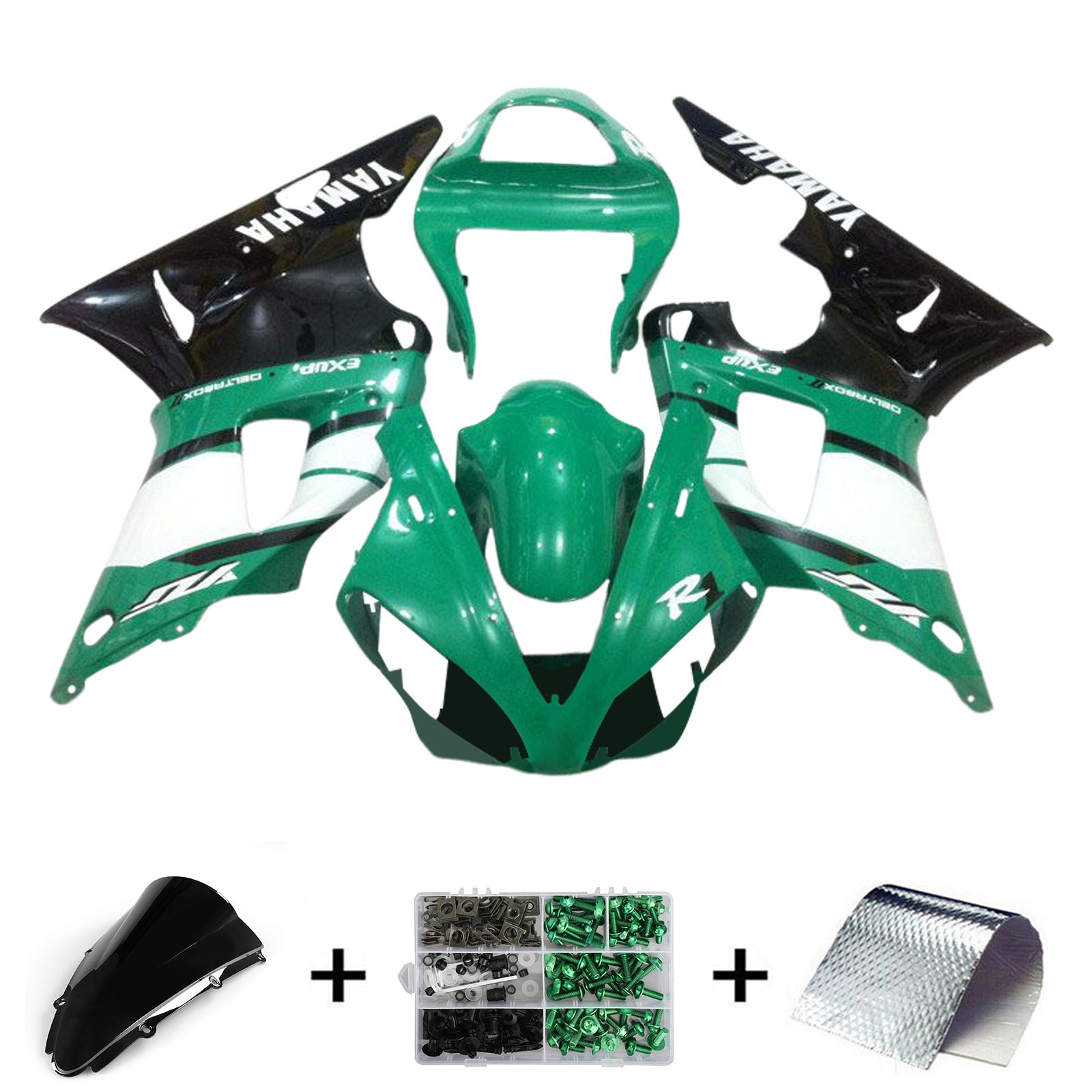 Yamaha YZF 1000 R1 2000-2001 Fairing Kit Bodywork Plastic ABS