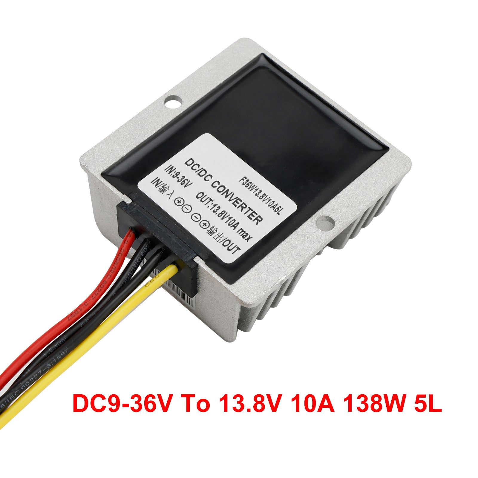 DC 9-36V Converter To DC 13.8V 10A Boost Buck Power Module Voltage Regulator