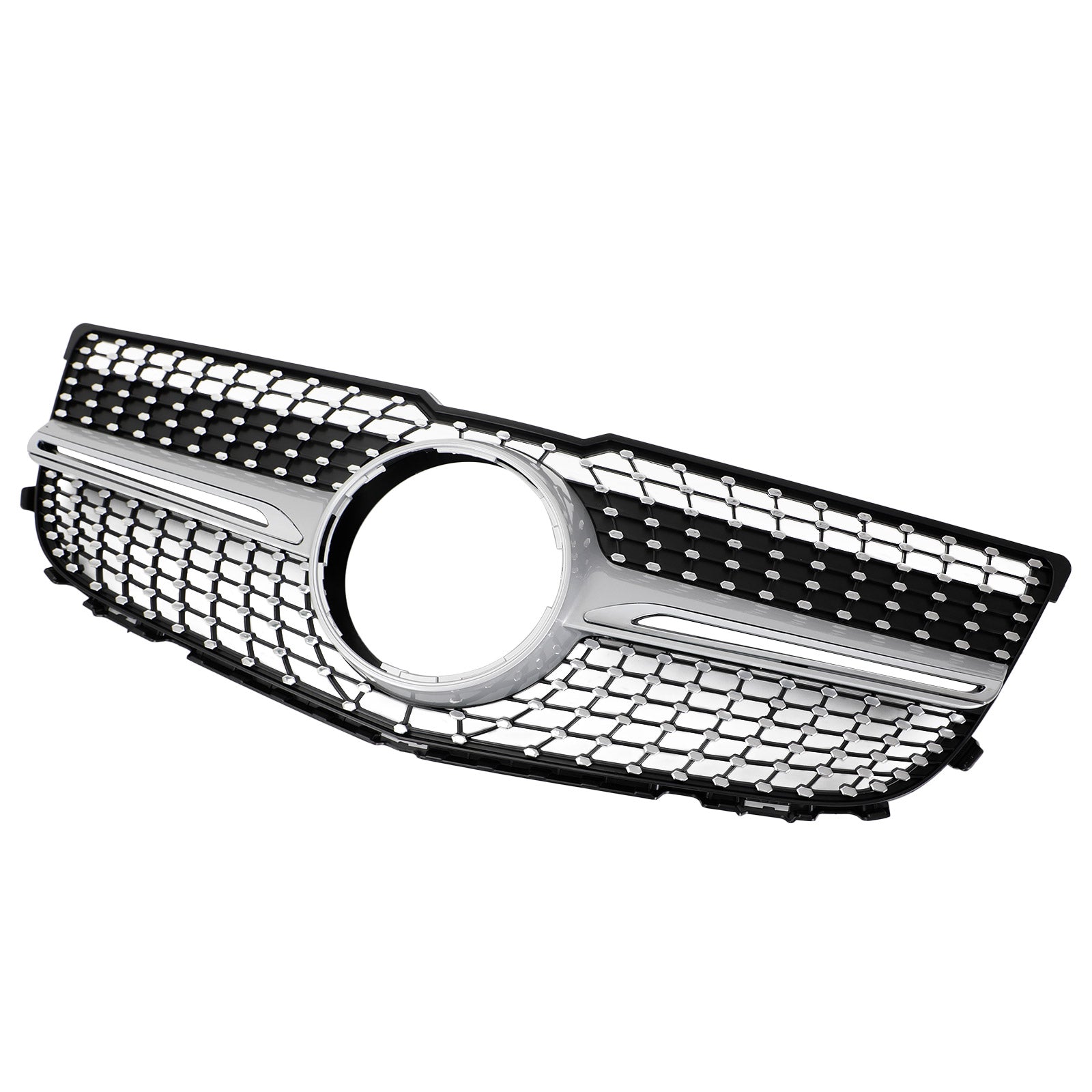 Front Bumper Grille Grill Fit Mercedes Benz X204 GLK-Class 2013-2015 Diamond