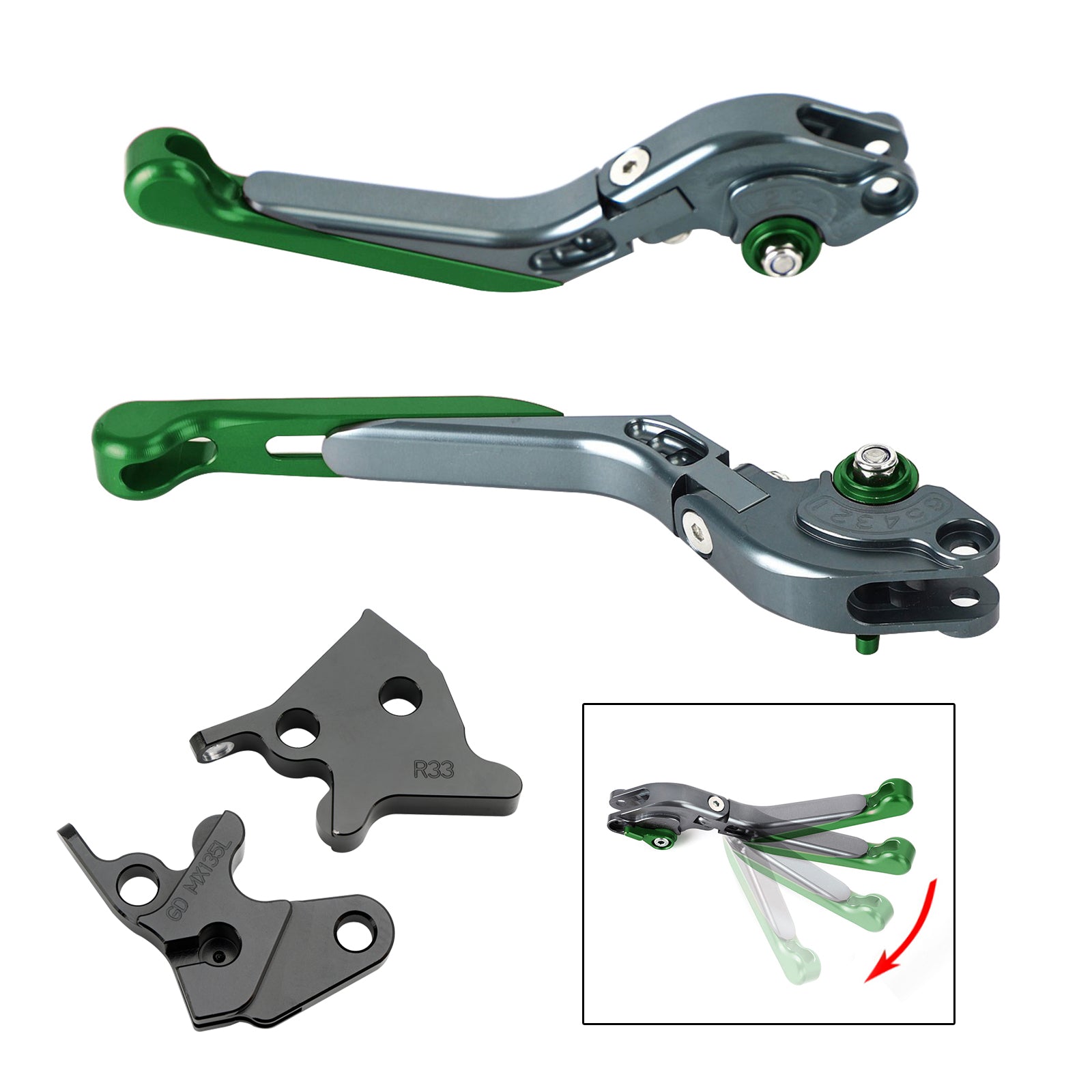 Adjustable Clutch Brake Lever fit for YAMAHA YBR125 2005-2014